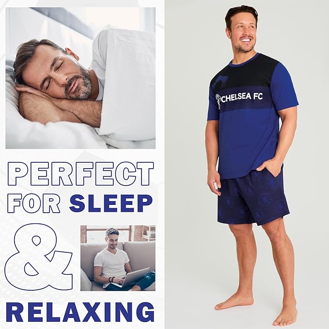get-trend-pyjama-court-homme-foot-t-shirt-short-supporters image 5