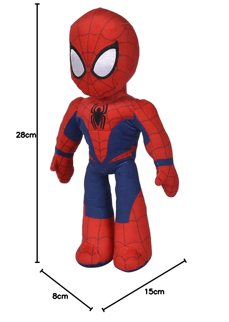 marvel-spider-man-peluche-classique-25-cm-d-s-naissance image 5
