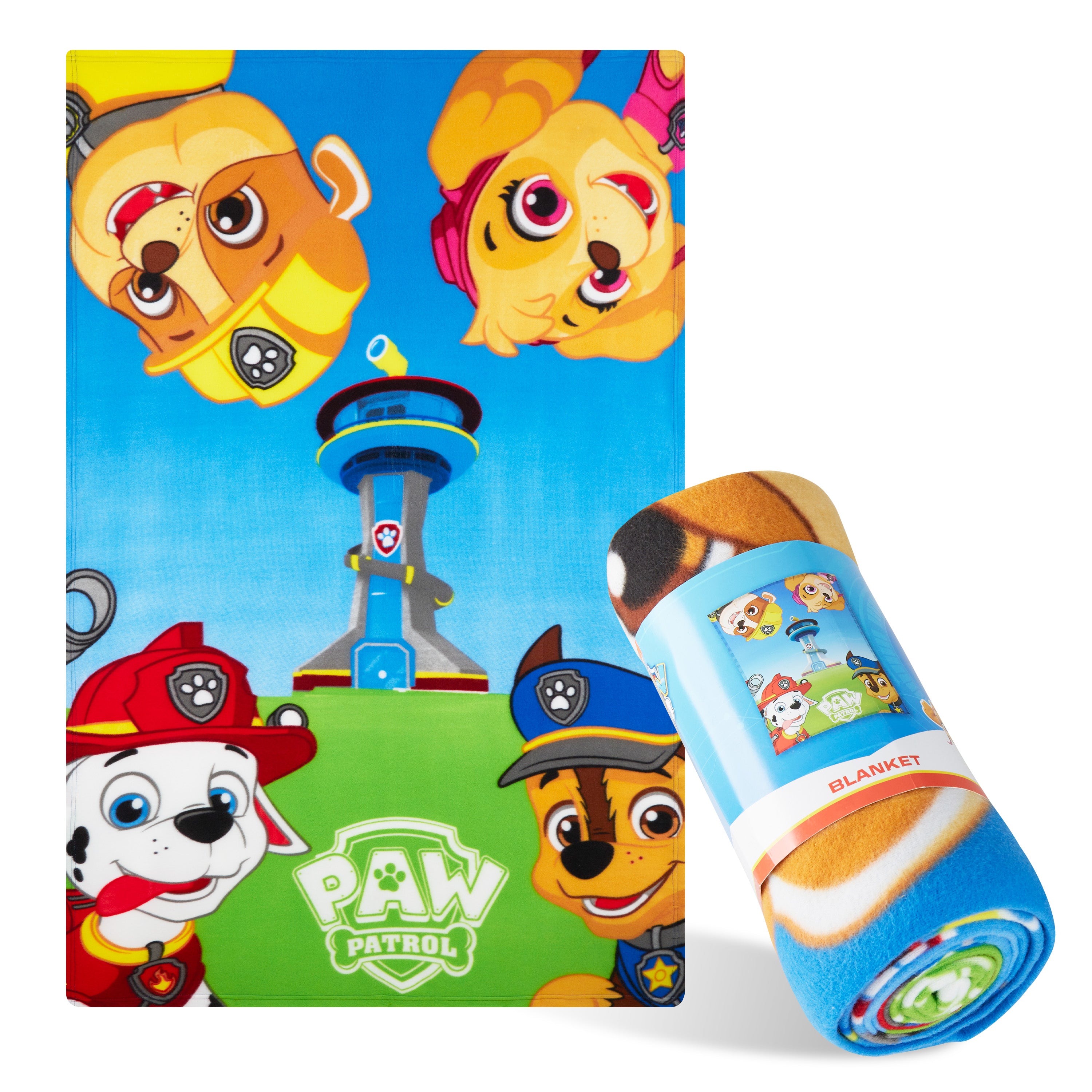 paw-patrol-plaid-polaire-enfant-100x150-doux-pat-patrouille image 1