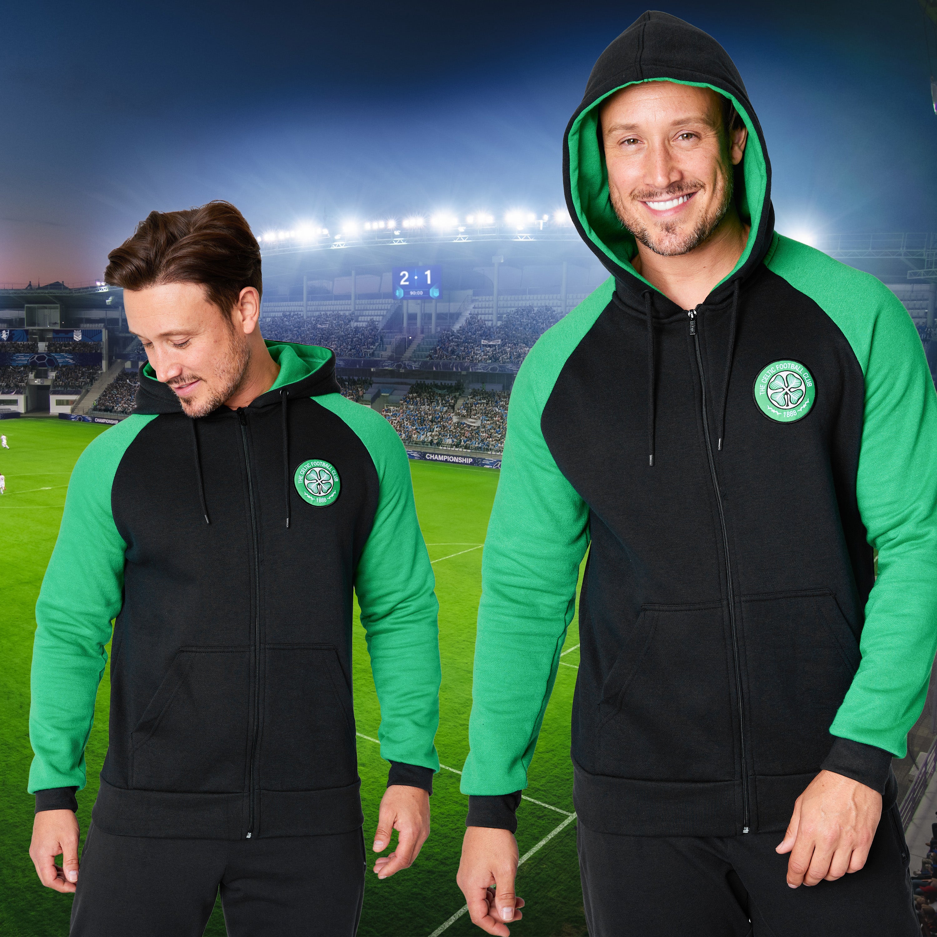 celtic-fc-sweat-zipp-capuche-homme-m-poches image 4