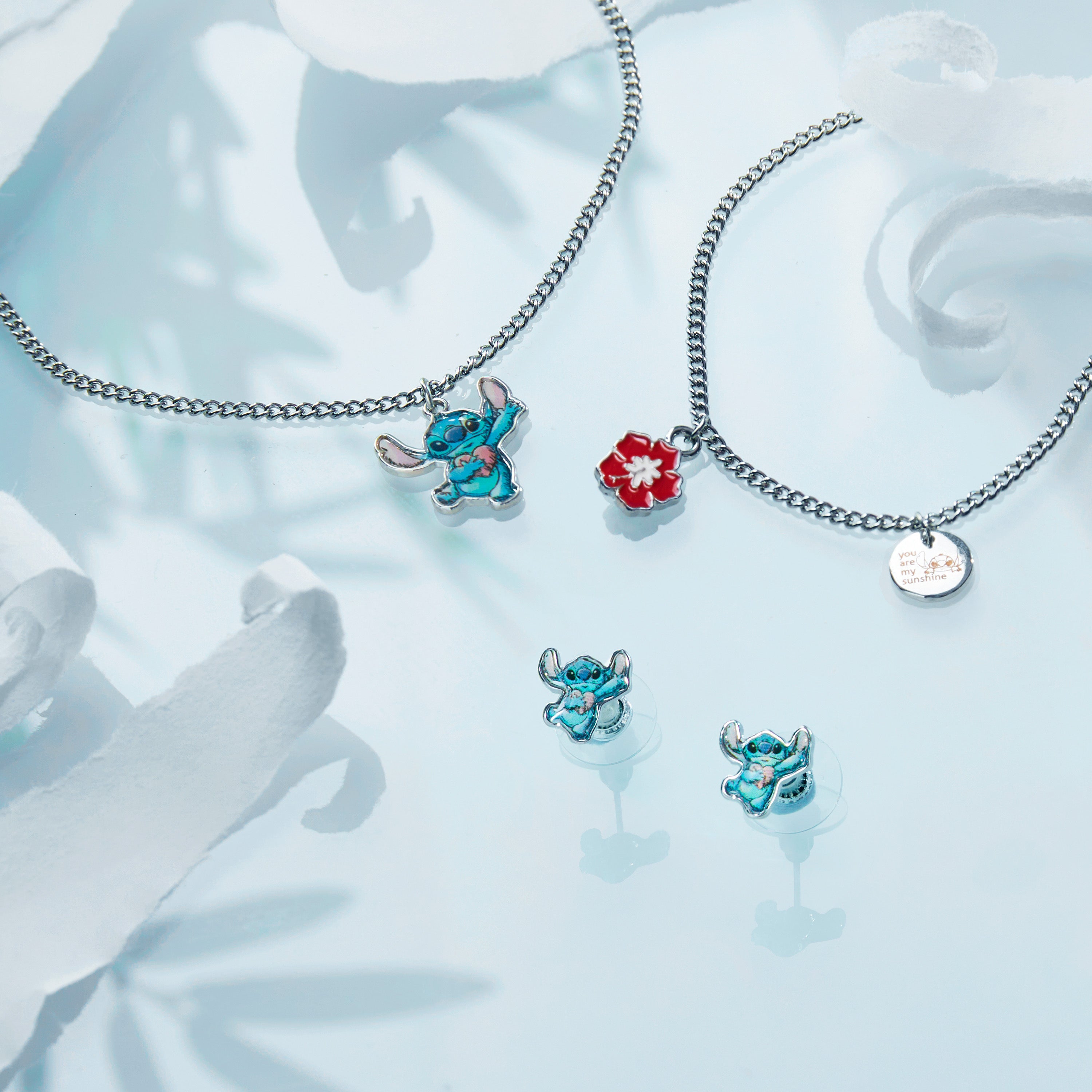 disney-stitch-parure-bijoux-fille-collier-bracelet image 2
