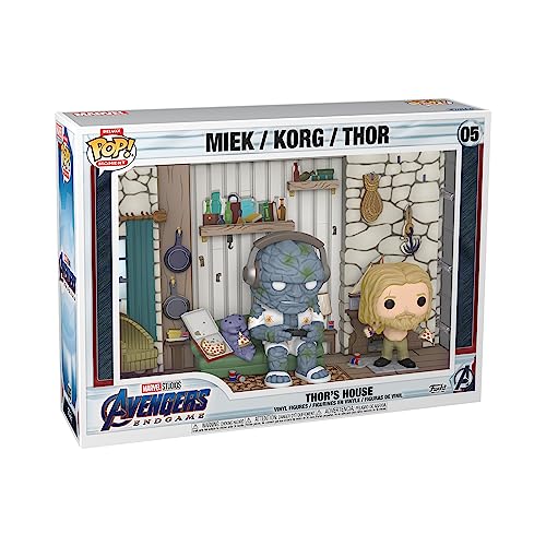 funko-pop-moments-deluxe-endgame-thor-s-house-figurine-thor-korg-miek image 8