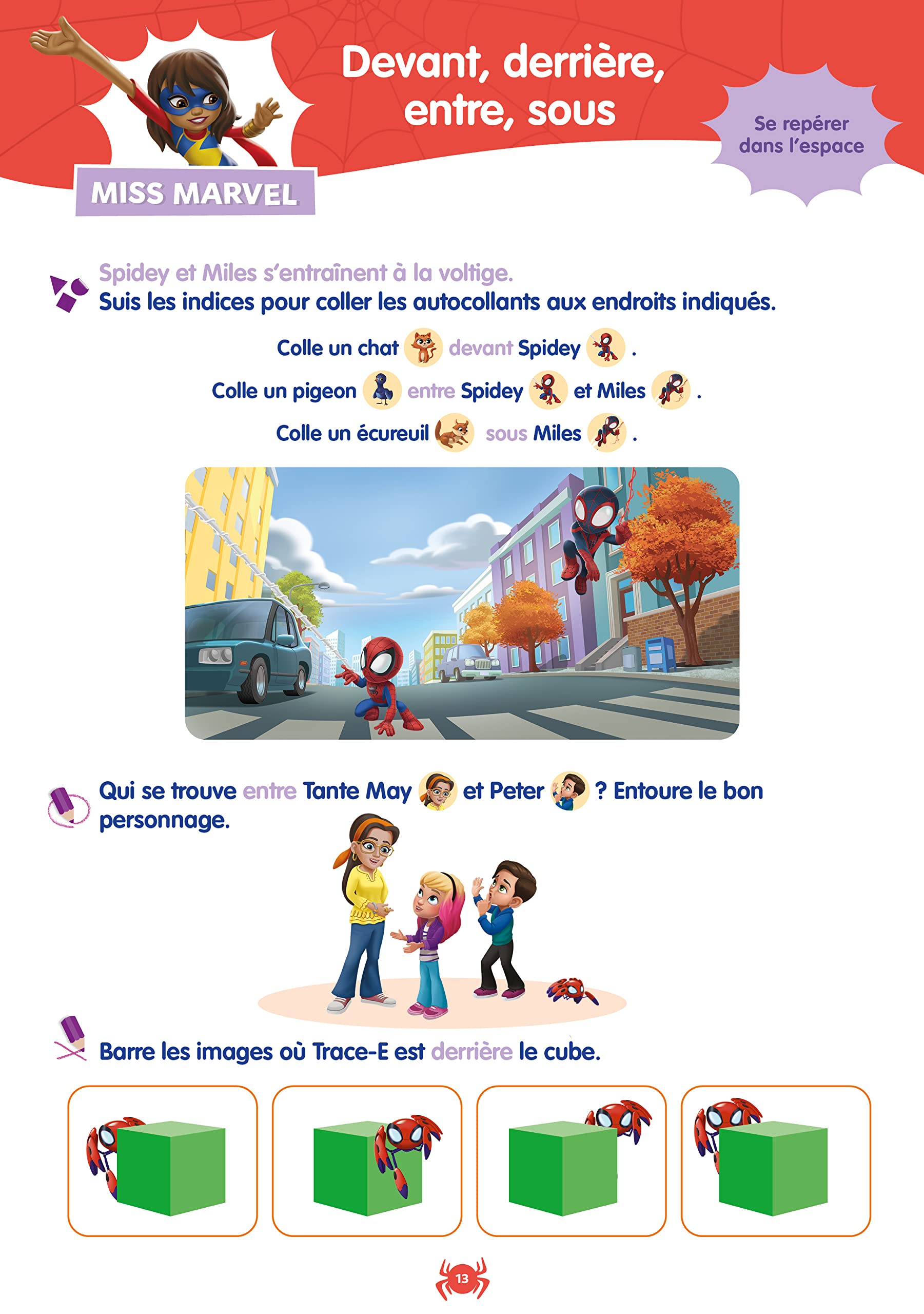 disney-marvel-spidey-cahier-vacances-ps-ms-2026-maternelle image 4