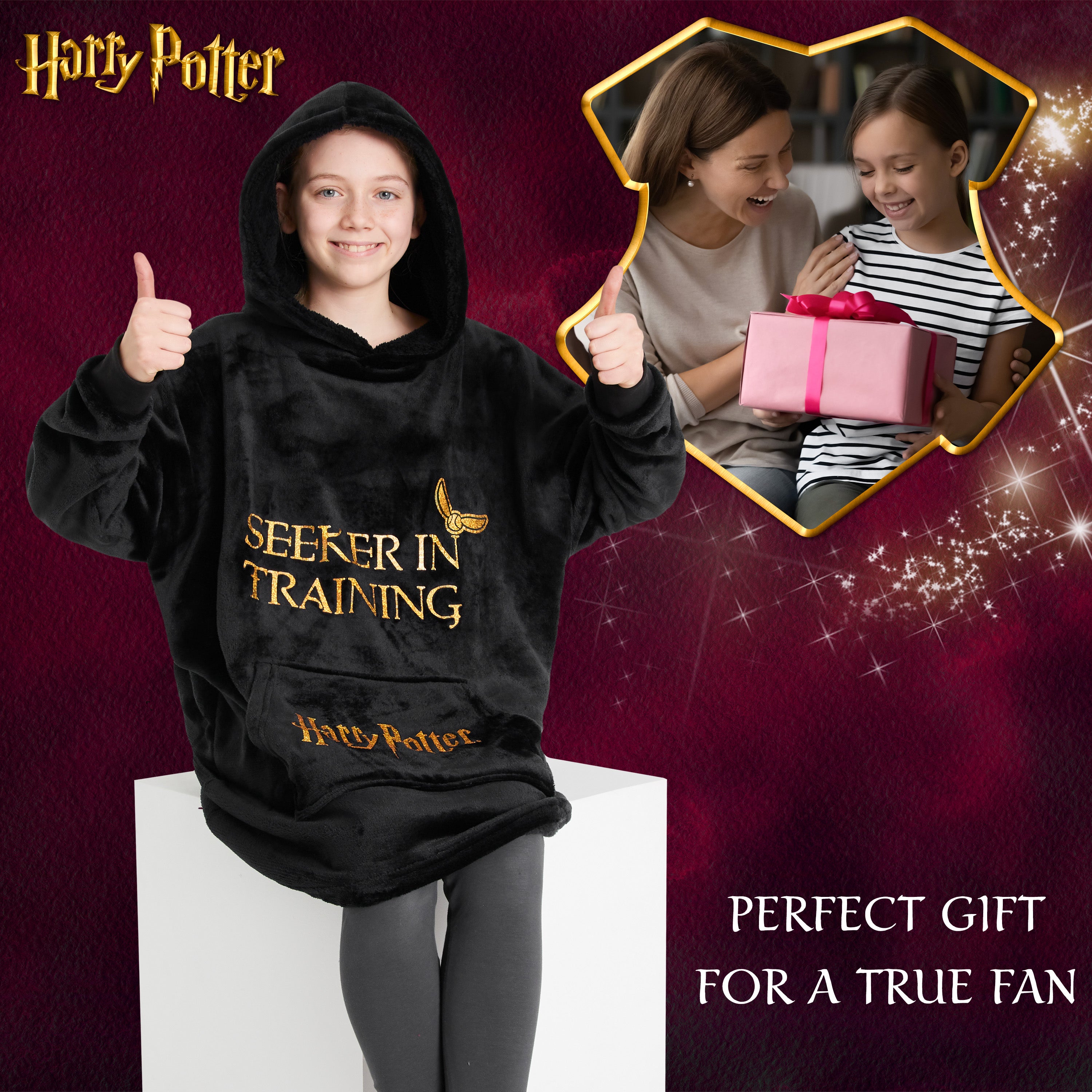 harry-potter-plaid-capuche-enfant-sherpa-oversize image 2