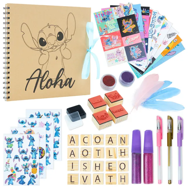 disney-stitch-scrapbook-kit-enfant-album-stickers-25x25 image 1