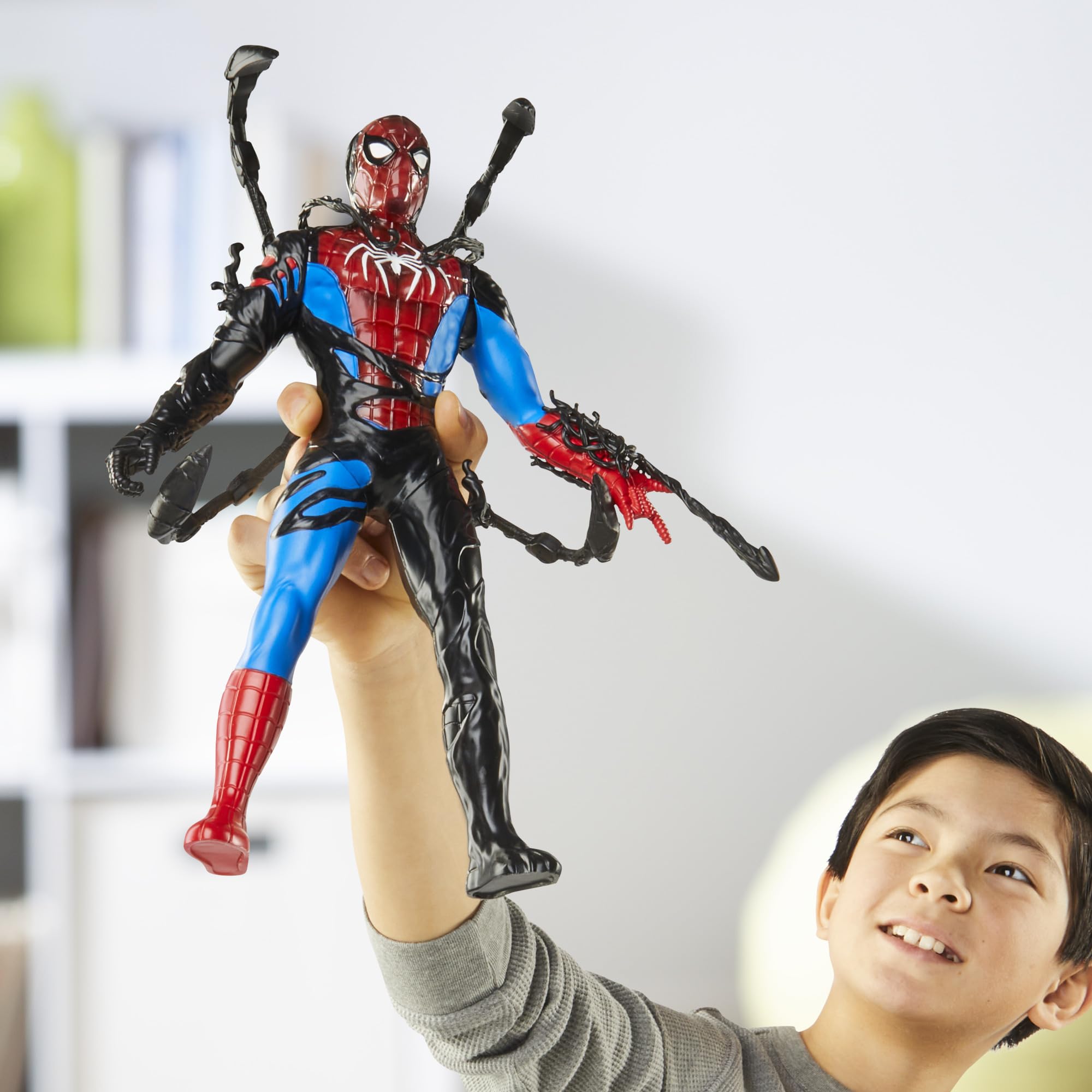 marvel-venomversus-spider-man-figurine-28-cm-noir-symbiote image 3