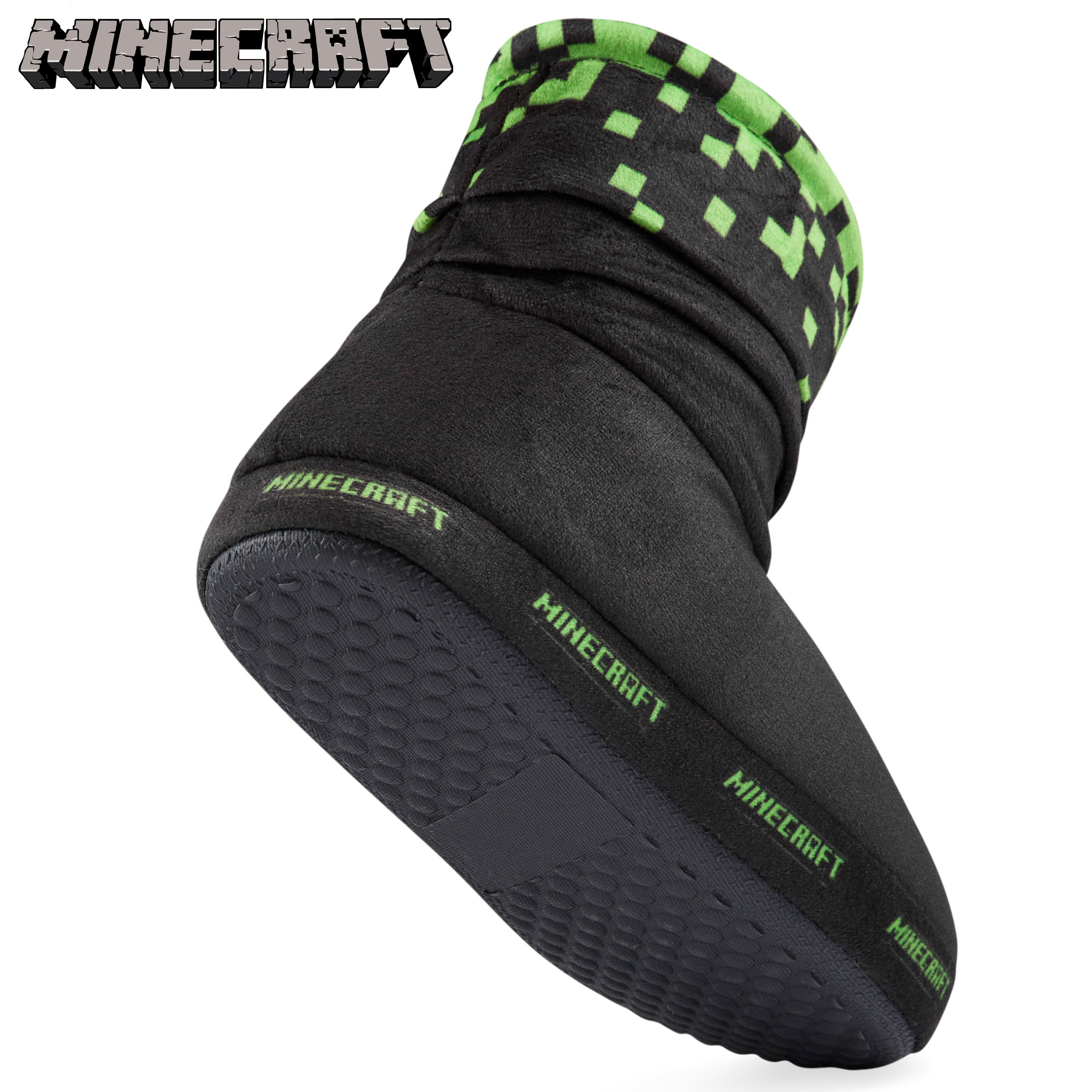 minecraft-bottines-chaussons-enfant-gamer-fourr-es-antidesrapantes image 5