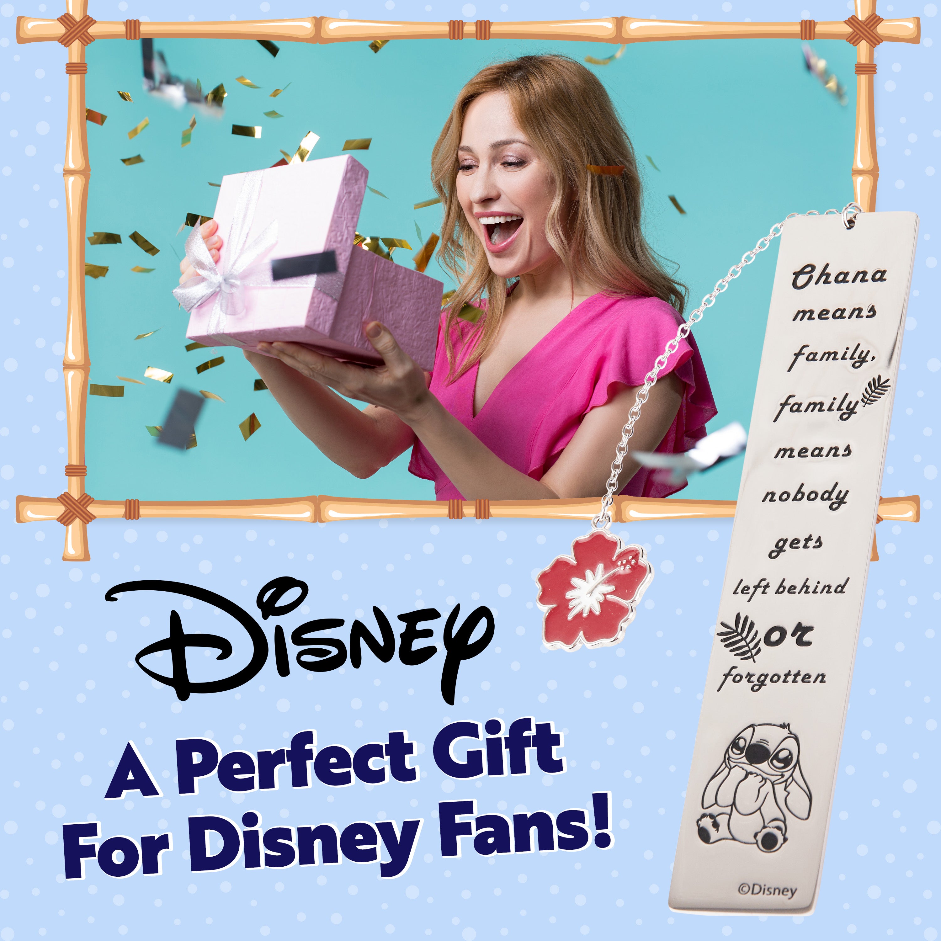 get-trend-disney-stitch-marque-page-m-tal-coffret-ohana image 3
