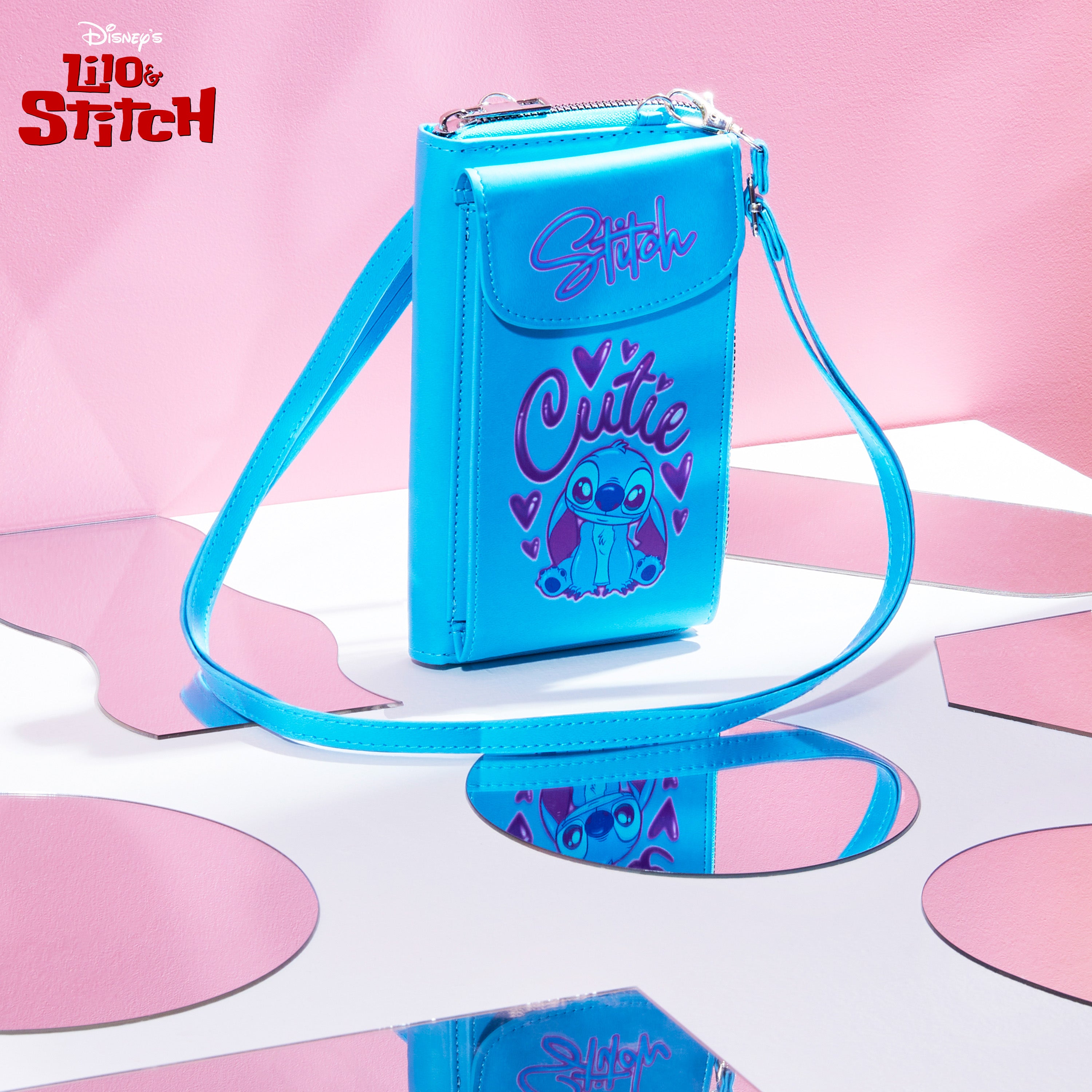 disney-stitch-sac-bandouli-re-t-l-phone-fille-bleu image 2