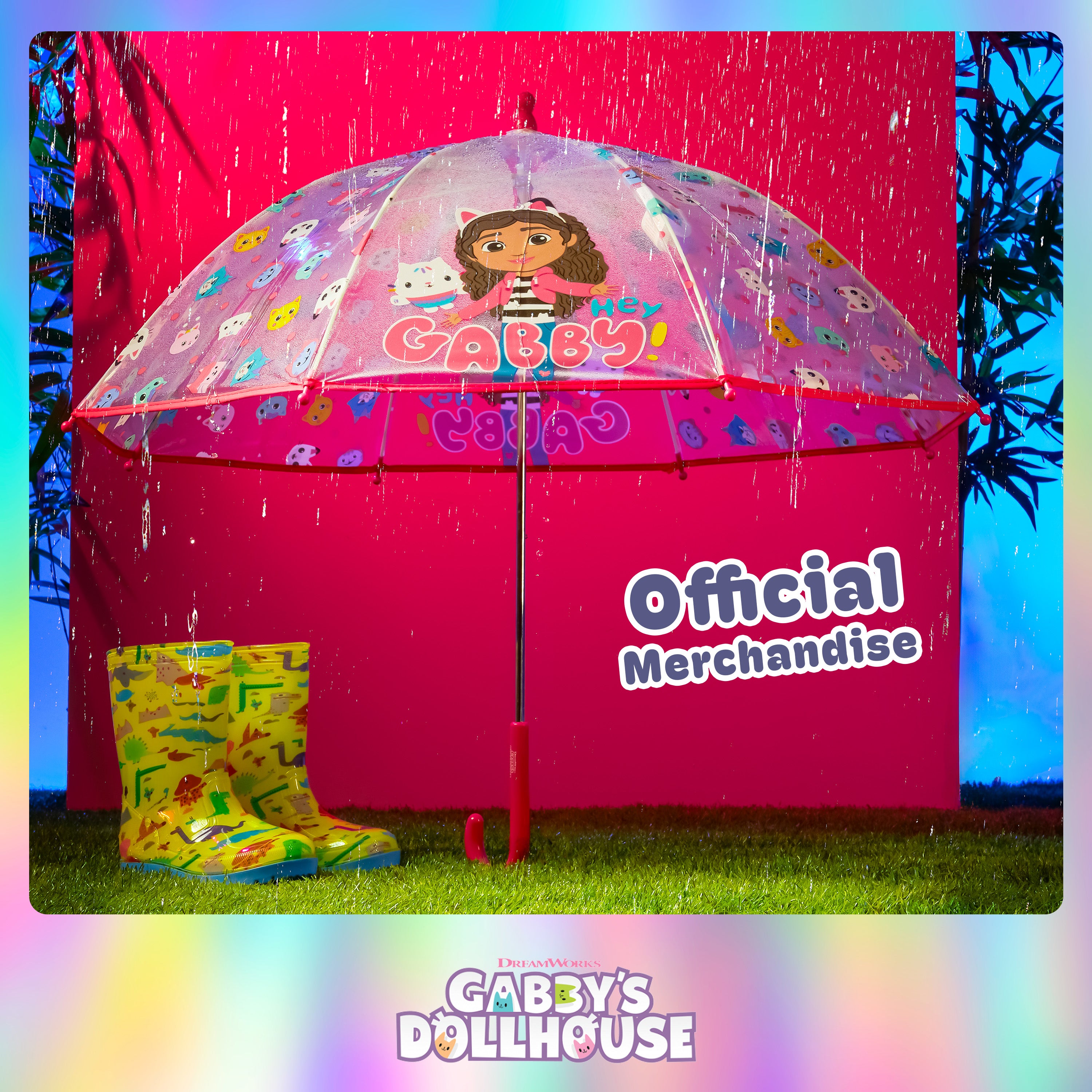 gabby-s-dollhouse-parapluie-fille-cloche-transparent-l-ger image 2