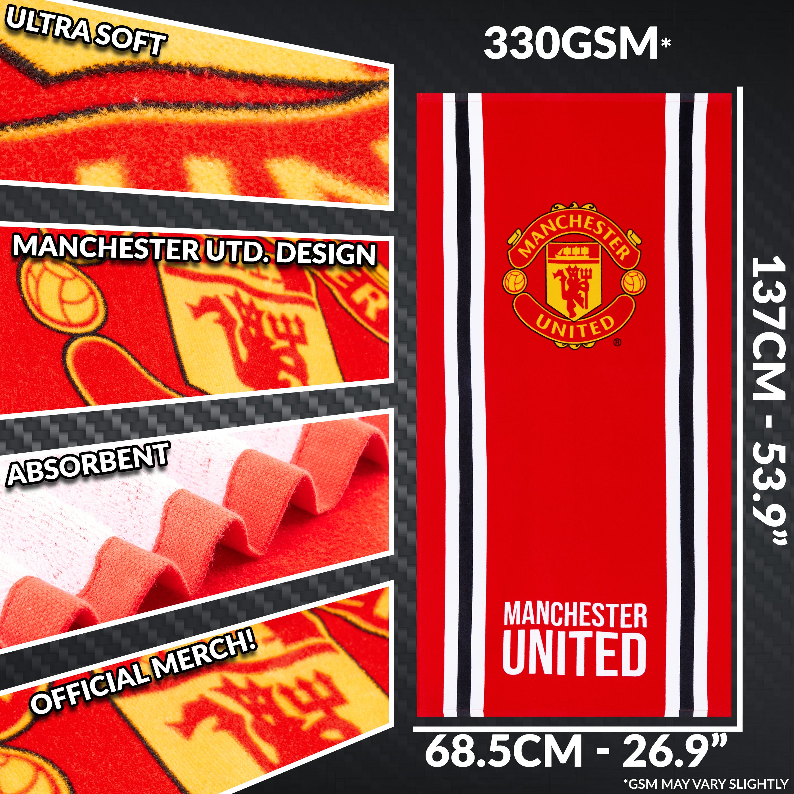 manchester-united-serviette-bain-coton-137x69-cm image 6