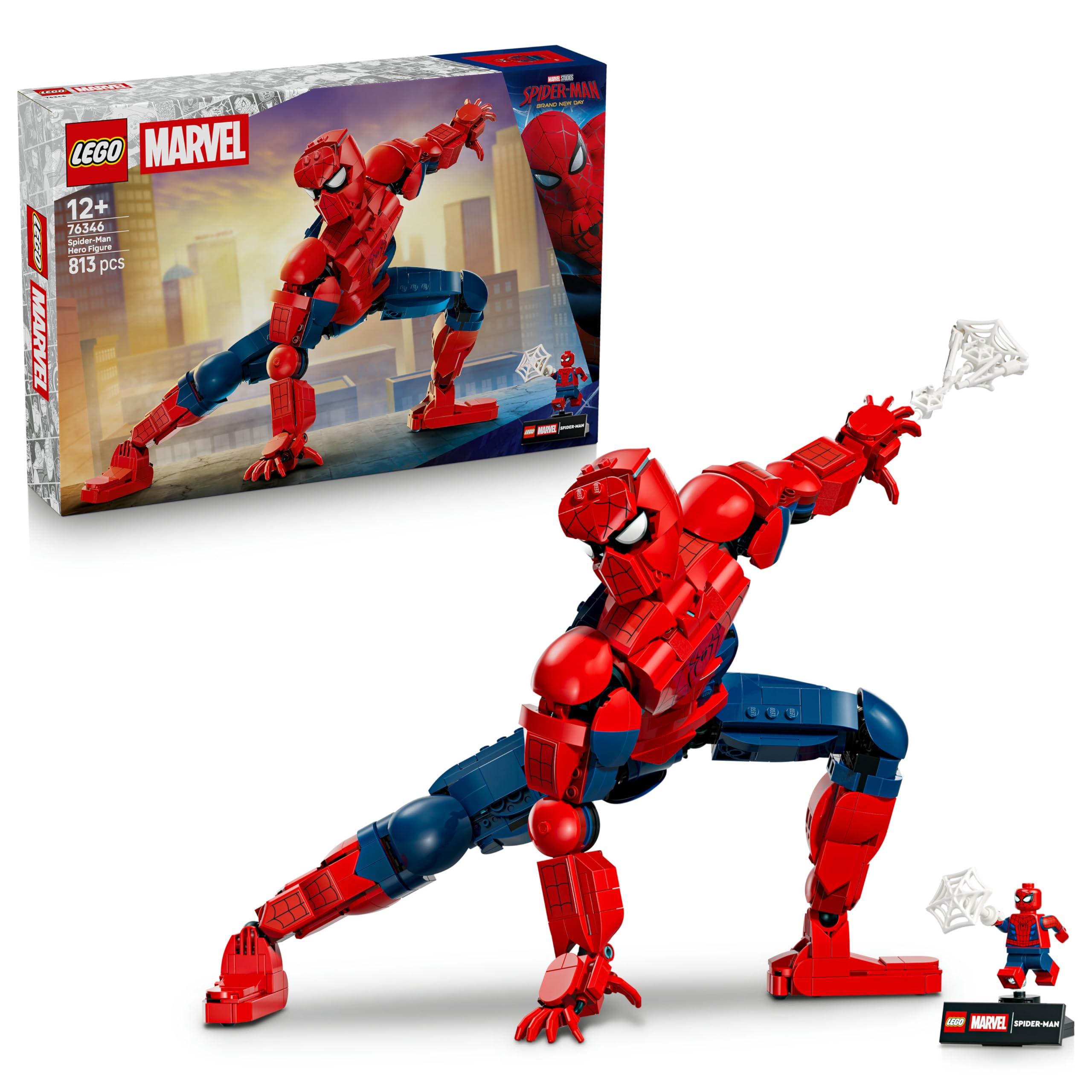 lego-marvel-76346-spider-man-figurine-h-ros-36-cm-813-pi-ces image 1