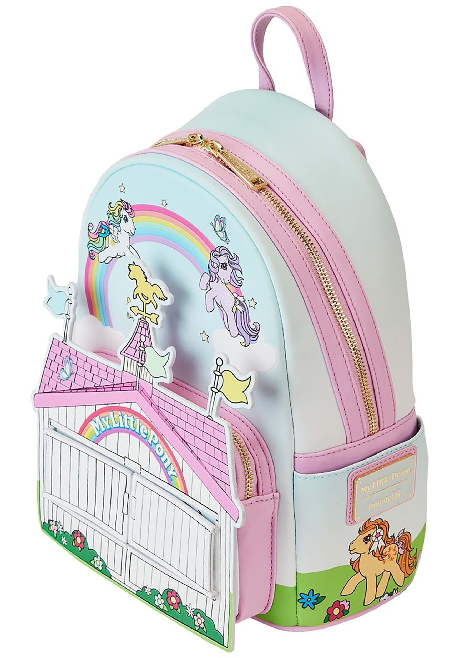 my-little-pony-stable-mlpbk0022-mini-sac-dos-bleu-cuir-vegan image 4