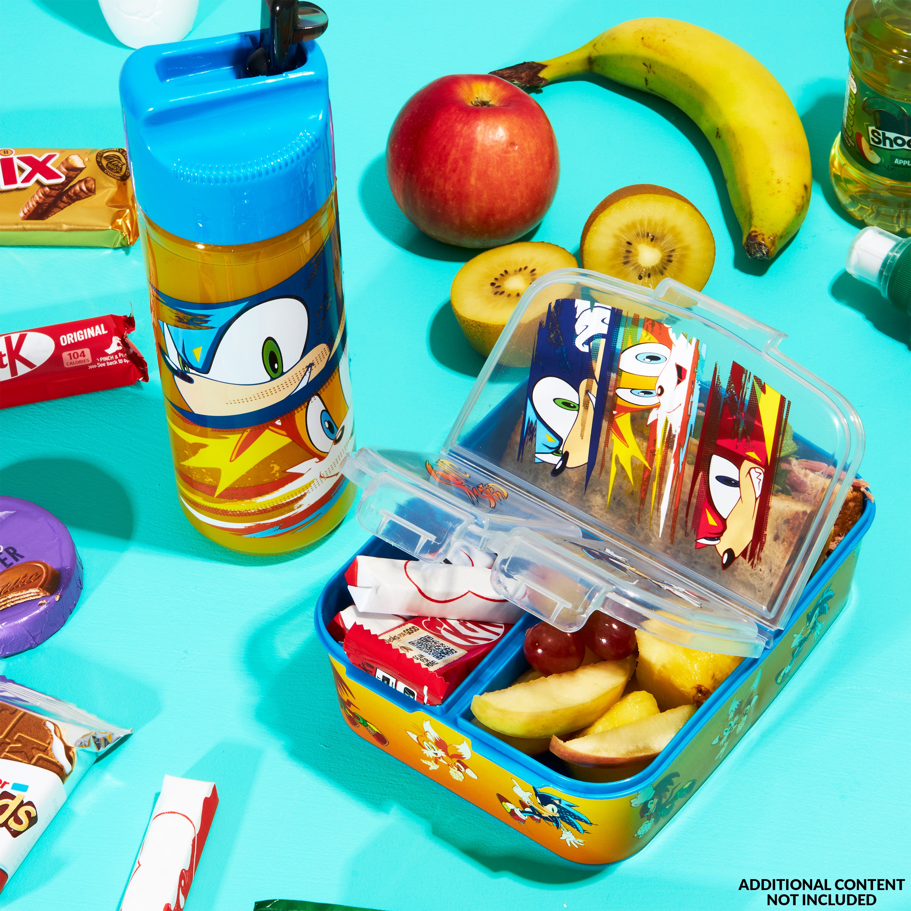 sonic-lunchbox-3-compartiments-gourde-340-ml-enfant image 2