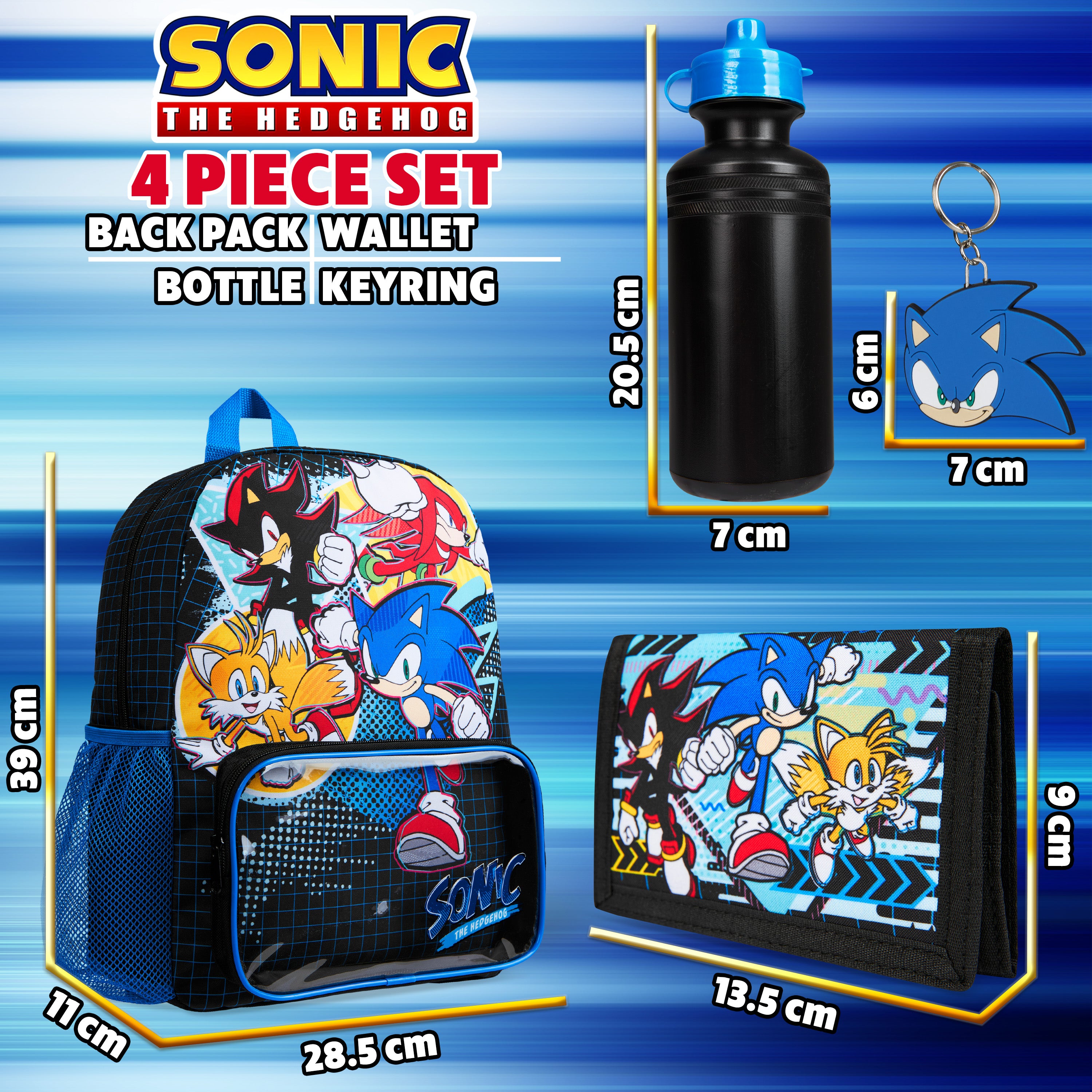sonic-cartable-cole-4-pi-ces-sac-dos-gourde-gar-on image 6