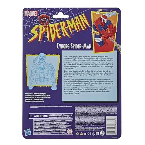 hasbro-marvel-legends-retro-cyborg-spider-man-figurine-15cm image 6