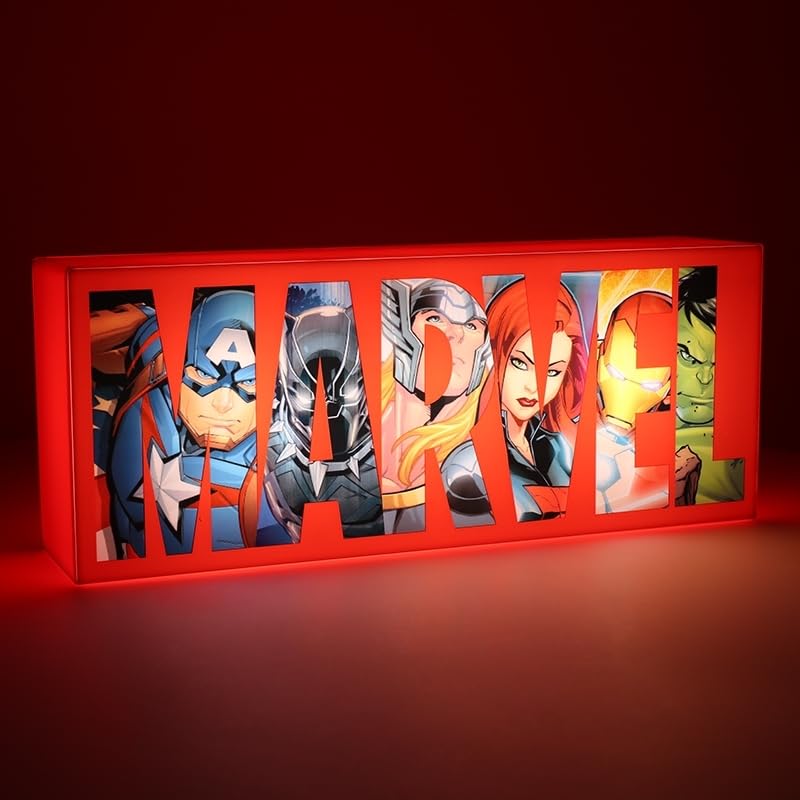 marvel-avengers-lampe-logo-lumineux-usb-piles-30-cm image 7