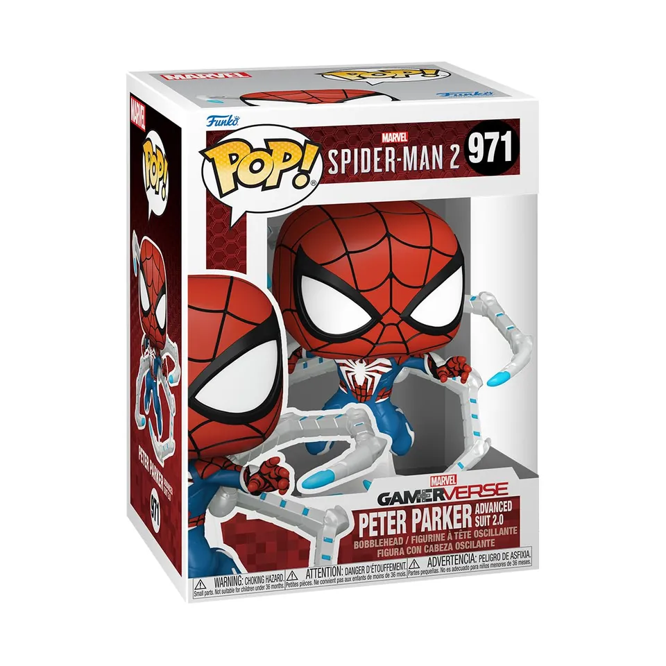 funko-pop-spider-man-2-peter-parker-figurine-vinyle-9-5-cm image 1