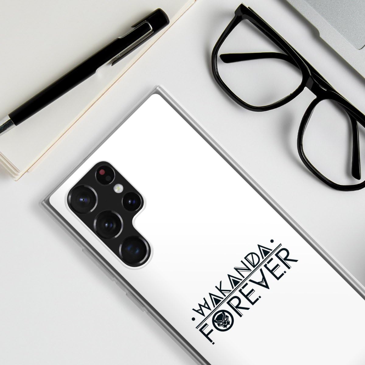 marvel-wakanda-forever-coque-samsung-s22-ultra-black-panther-silicone image 4