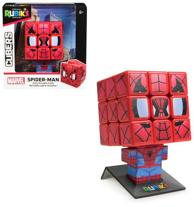 rubik-s-cubers-spider-man-cube-3x3-casse-t-te-marvel-8-ans image 1