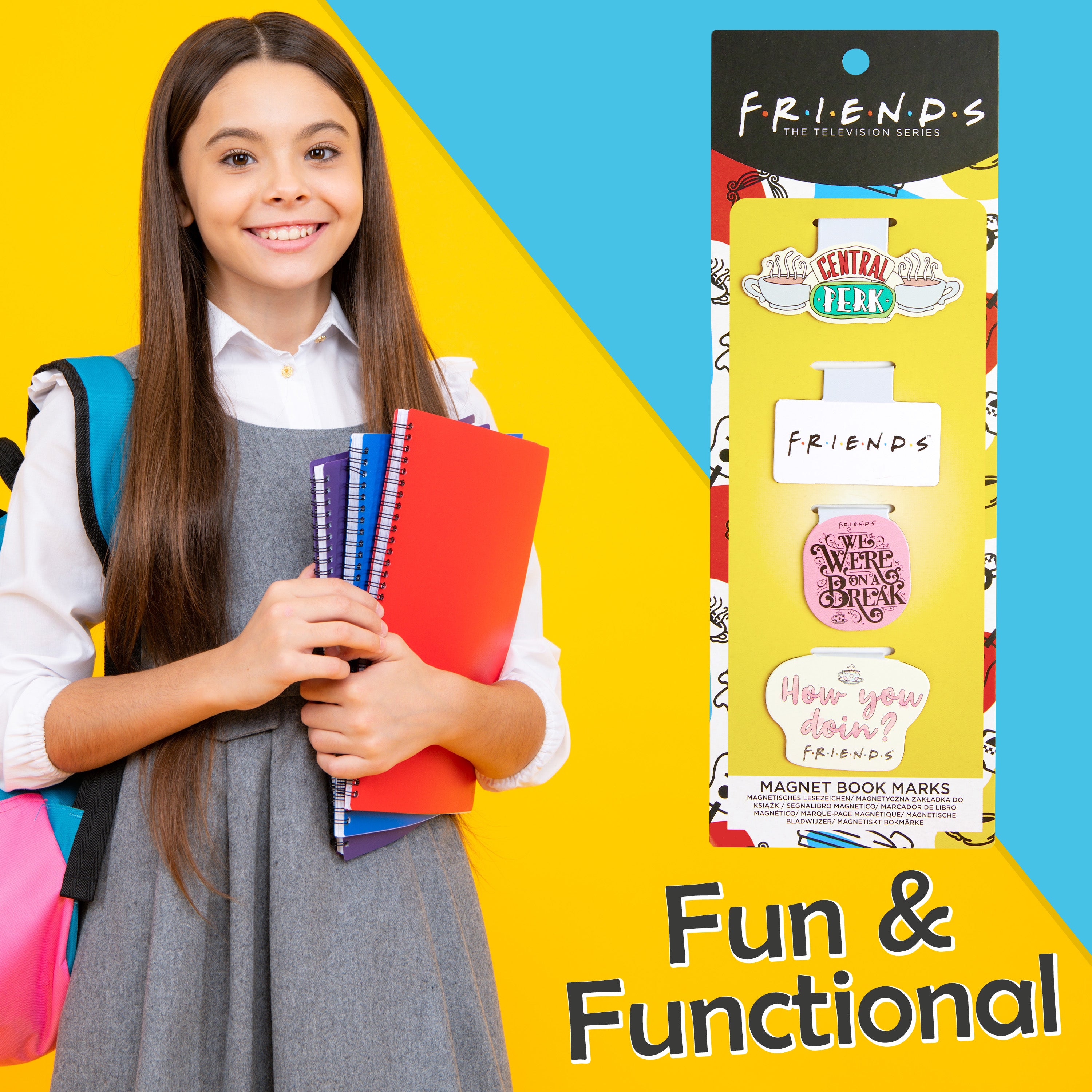 friends-marque-pages-magn-tiques-lot-de-4-clips image 3