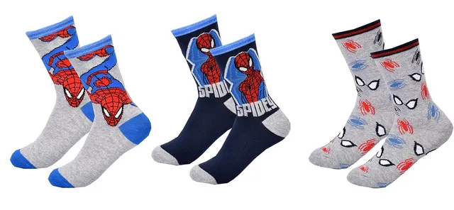 marvel-pack-3-paires-chaussettes-gar-on-coton image 1