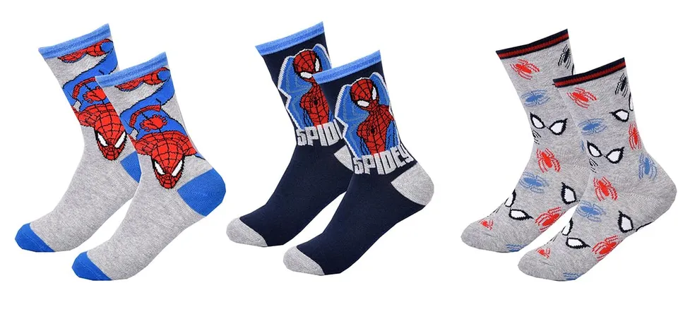marvel-pack-3-paires-chaussettes-gar-on-coton image 1
