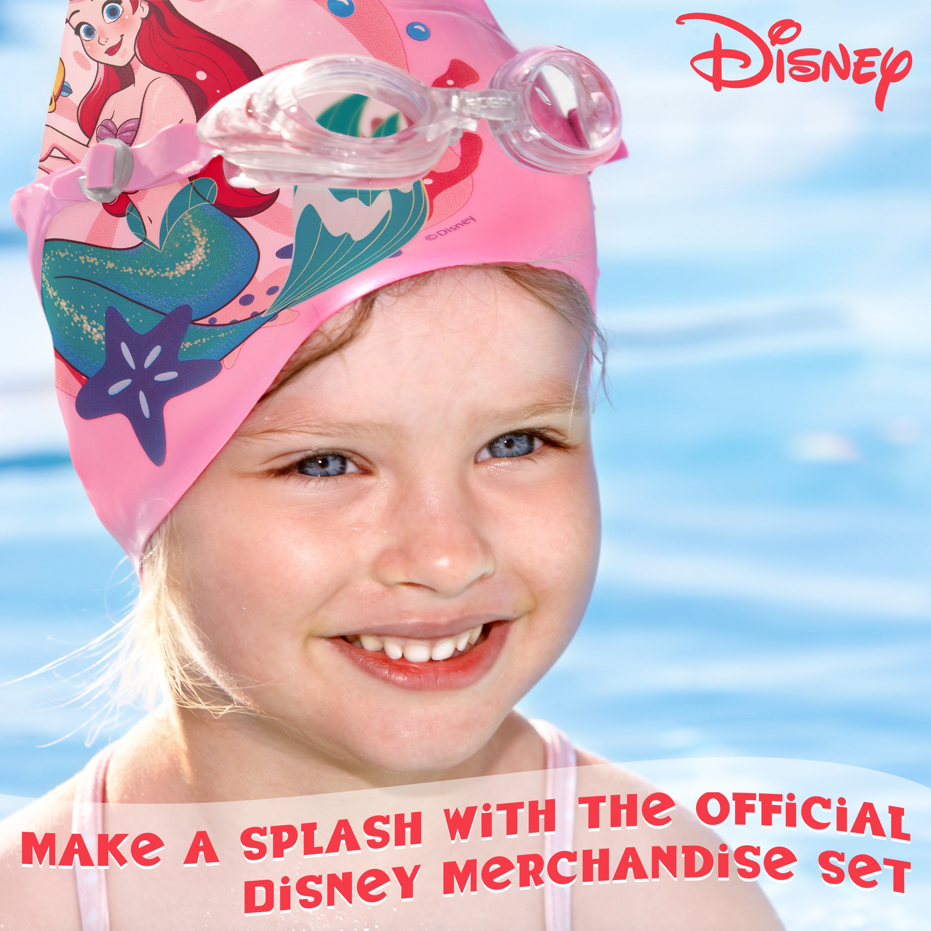 disney-ariel-kit-lunettes-et-bonnet-de-bain-fille-anti-bu-e image 3