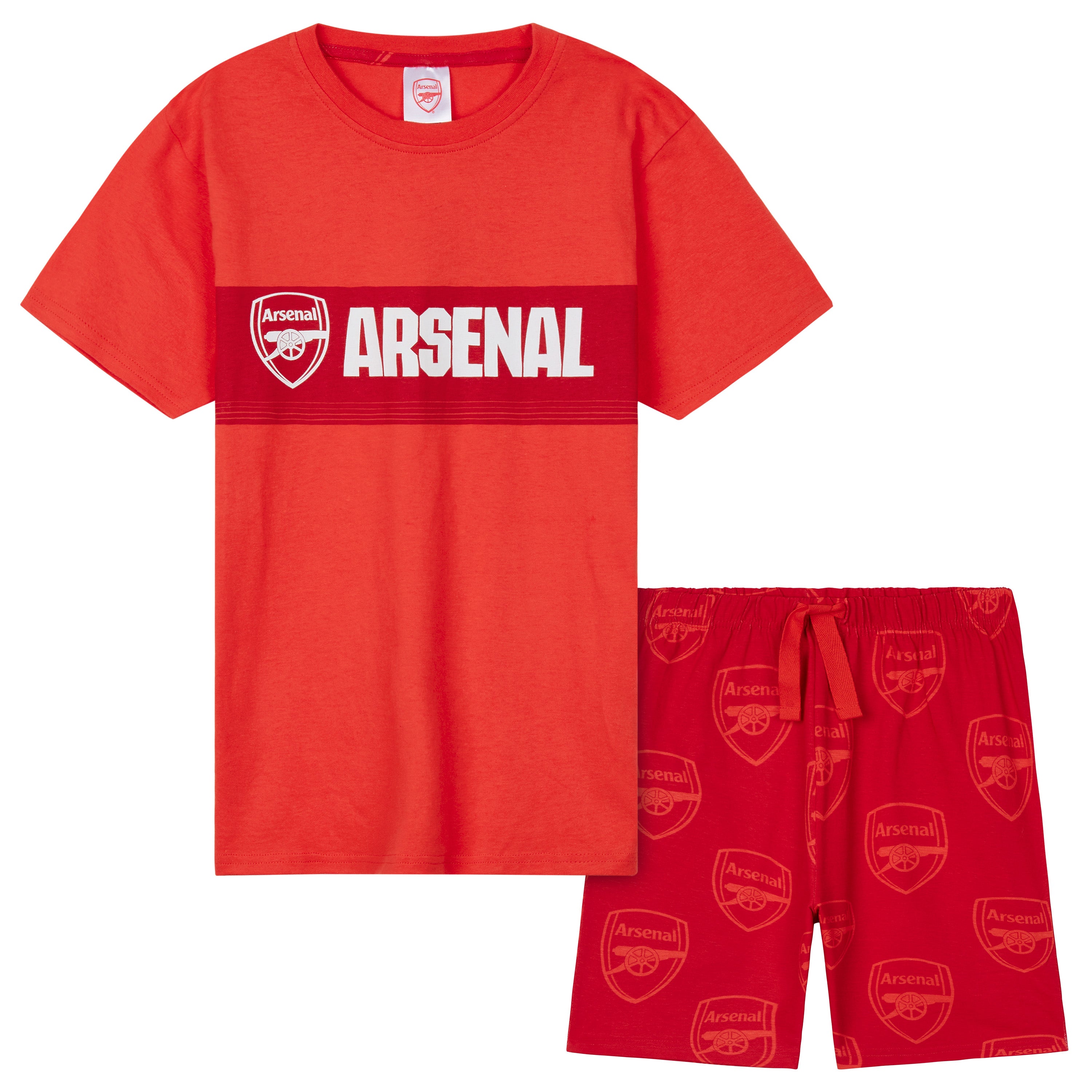 get-trend-boys-pyjama-foot-gar-on-short-arsenal-respirant-11-12-ans image 1