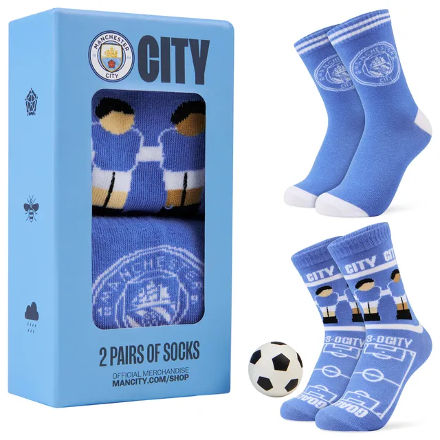 manchester-city-chaussettes-gar-on-lot-2-mini-ballon image 1
