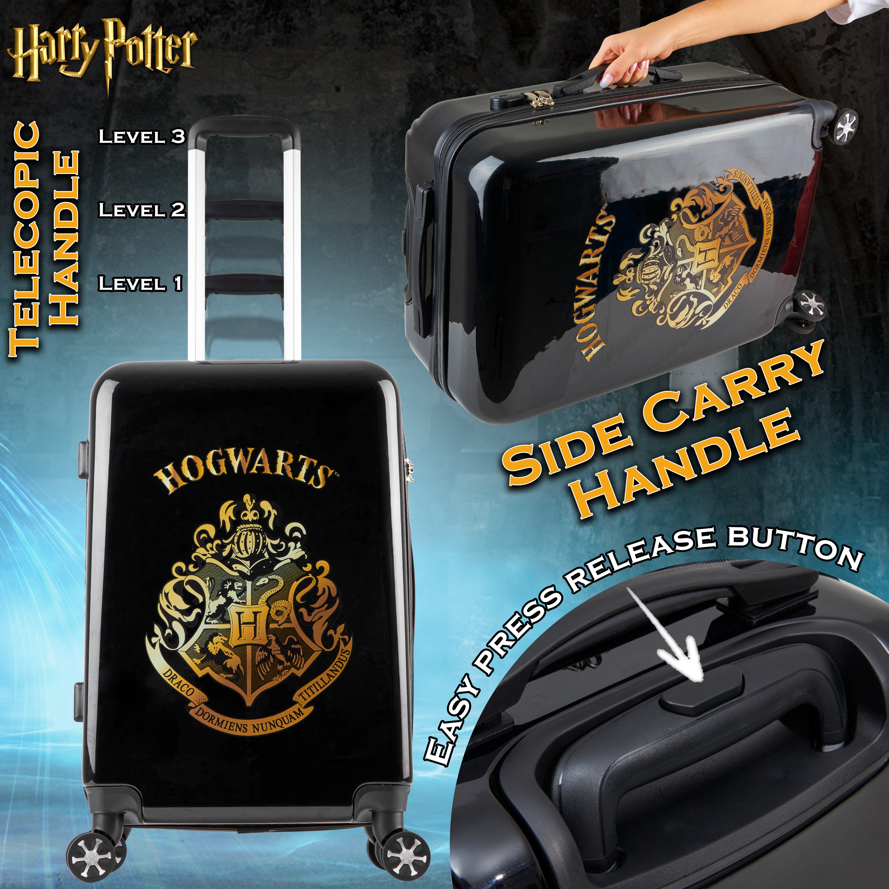 get-trend-harry-potter-valise-rigide-67cm-60l-noire image 5
