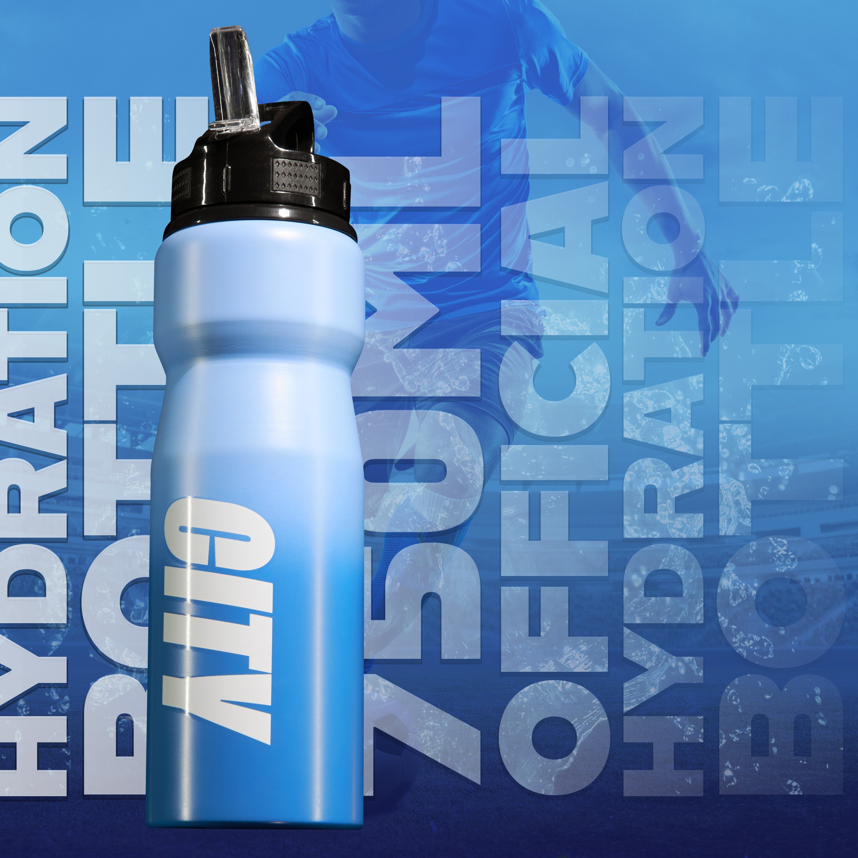 manchester-city-gourde-aluminium-750ml-avec-paille-sport image 3