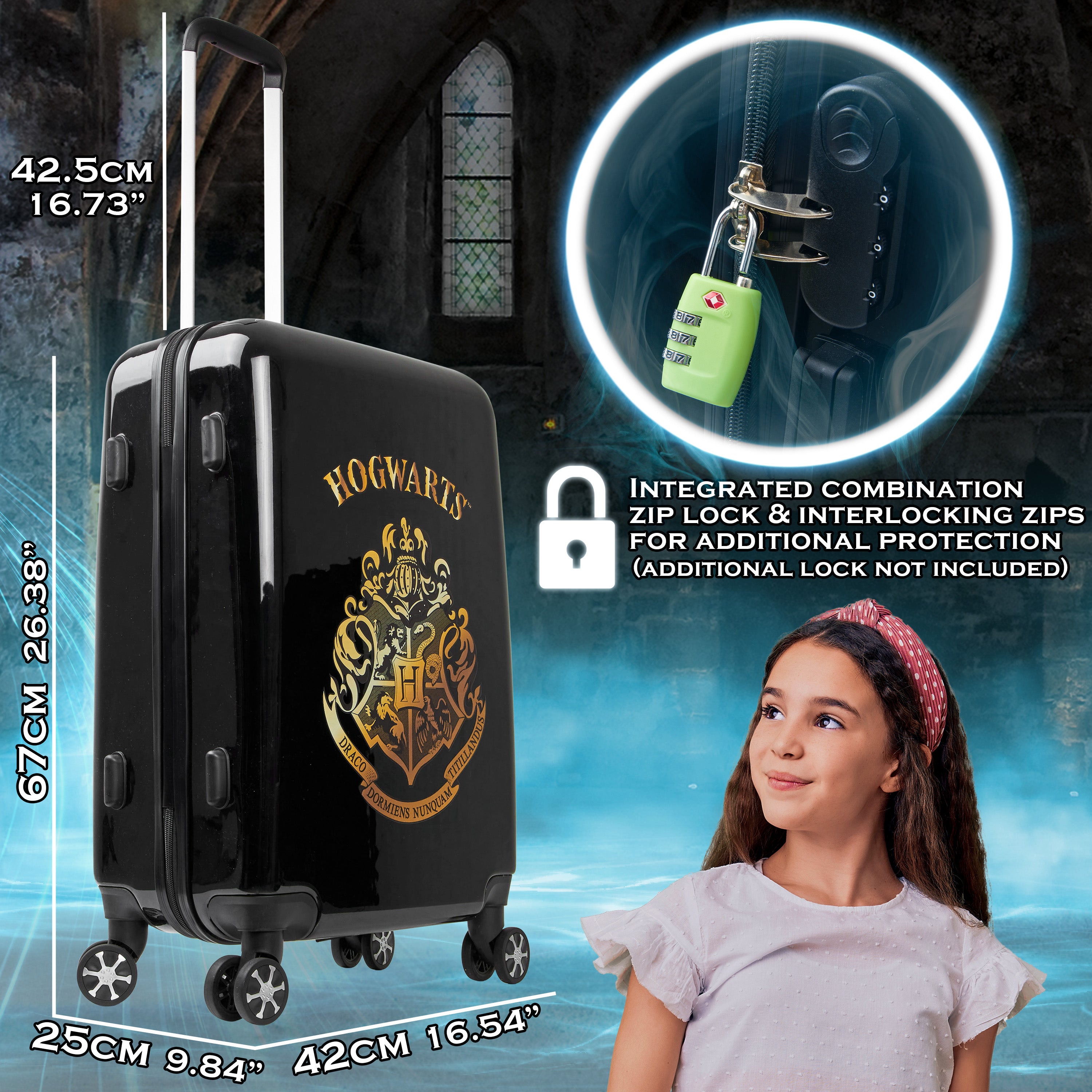 get-trend-harry-potter-valise-rigide-67cm-60l-noire image 4