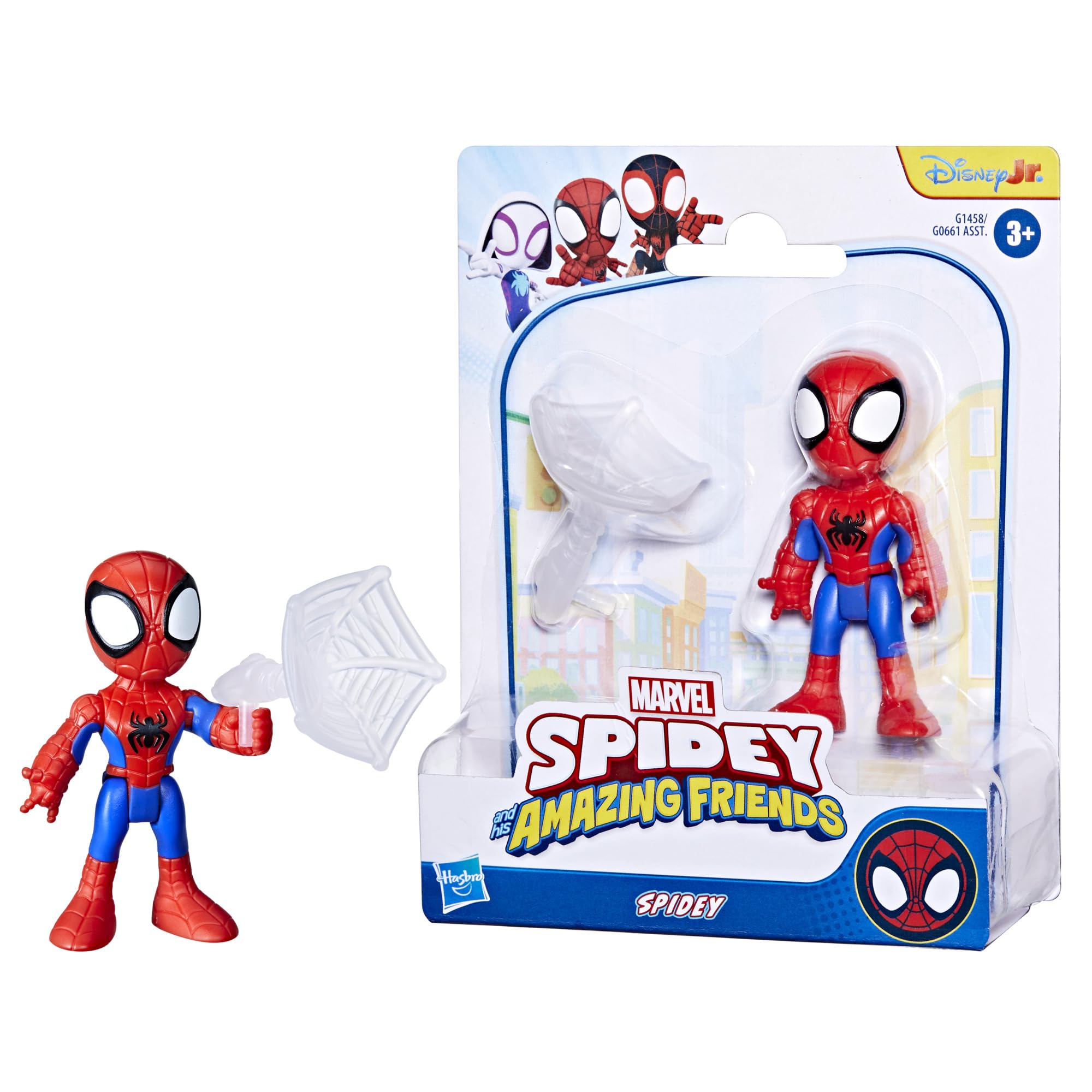 marvel-spidey-figurine-bouffon-vert-7-5-cm-avec-planeur image 5