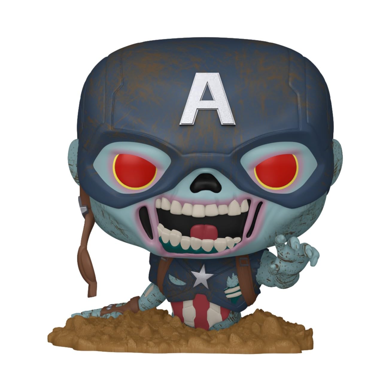 funko-pop-marvel-zombies-zombie-captain-america-figurine-vinyle-9-5-cm image 2