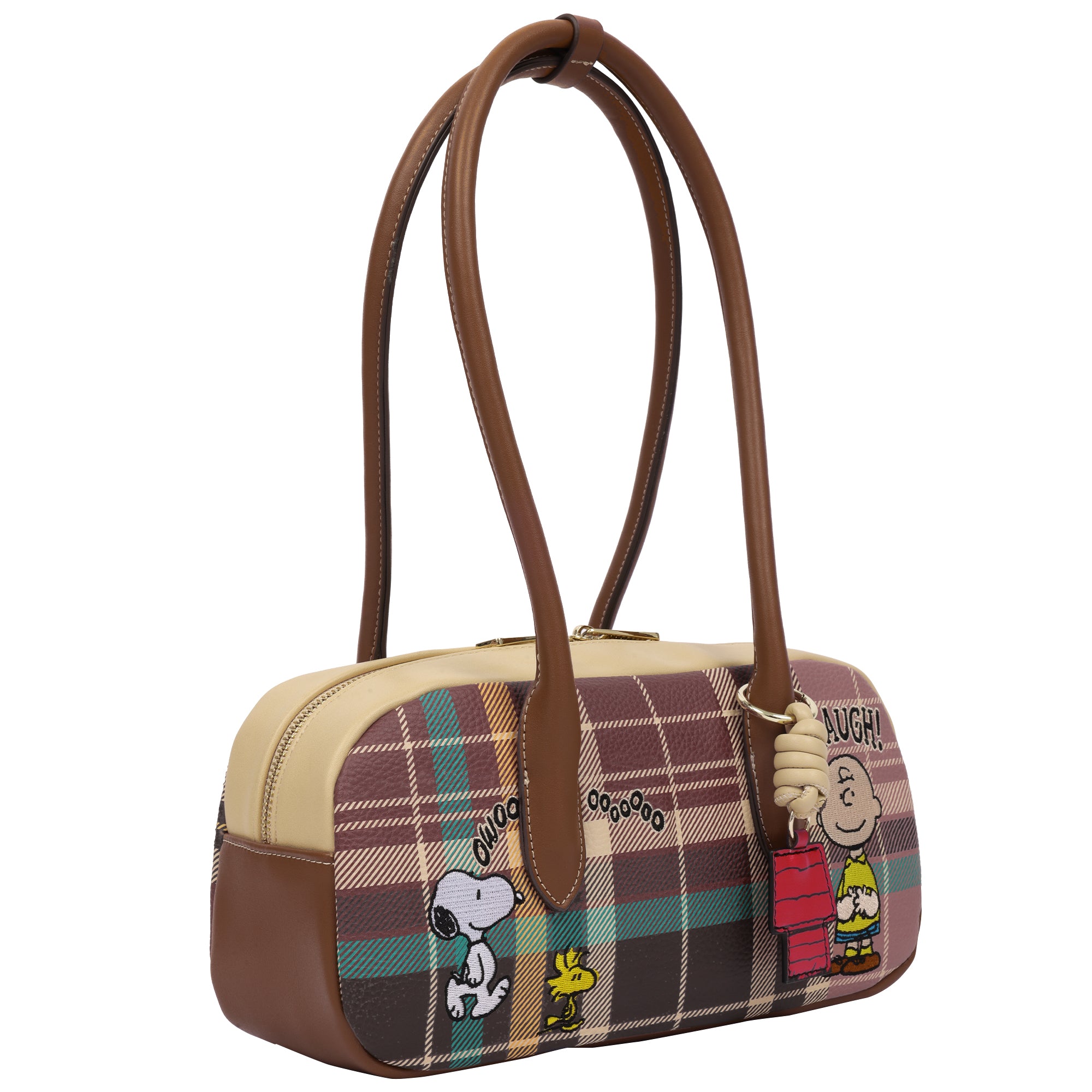 danielle-nicole-peanuts-heritage-satchel-sac-main-carreaux-snoopy image 2