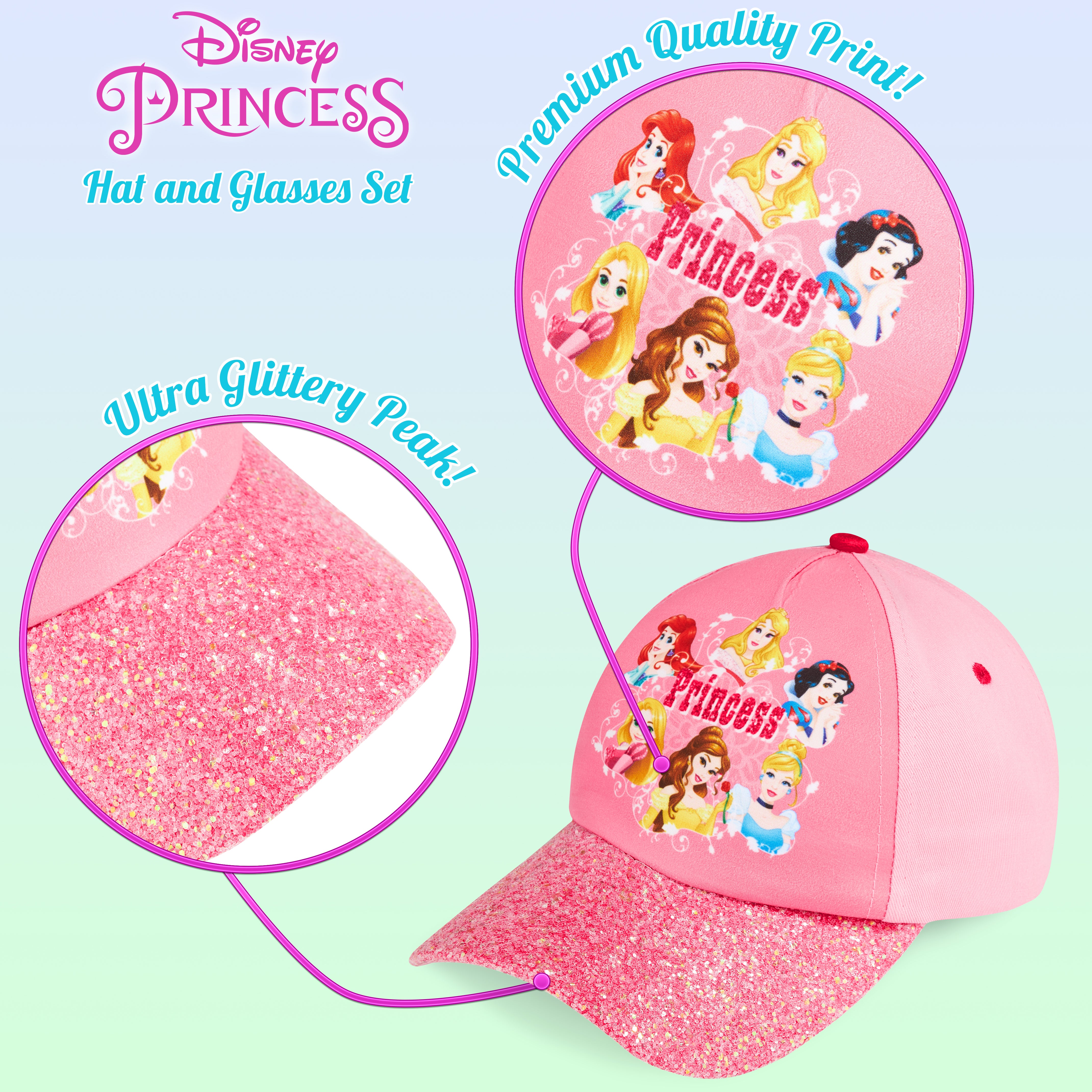 disney-princess-casquette-fille-lunettes-rose-3-ans image 4
