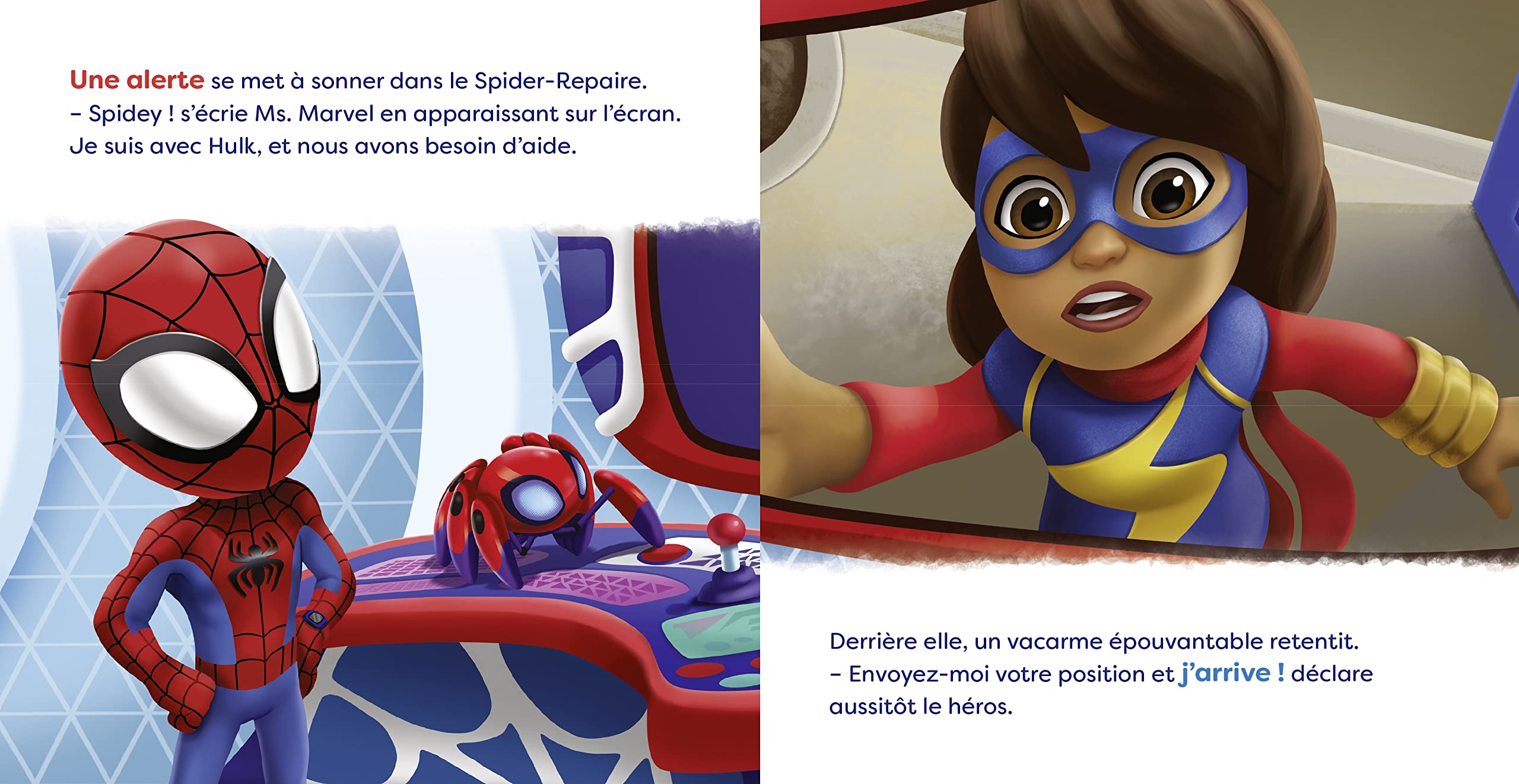 marvel-spidey-mission-sur-le-chantier-livre-enfant-album image 3