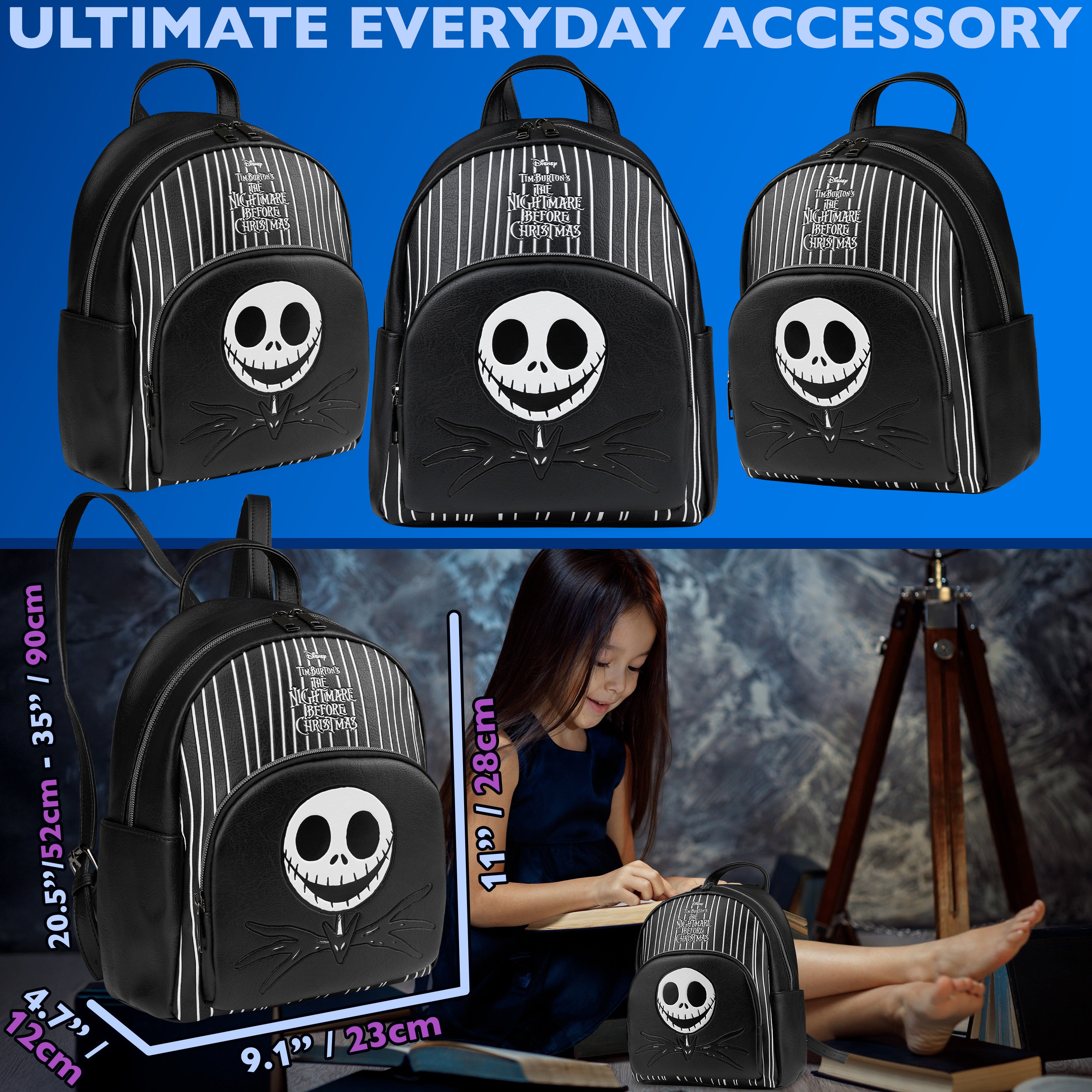disney-sac-dos-femme-simili-cuir-rucksack-zipp image 6
