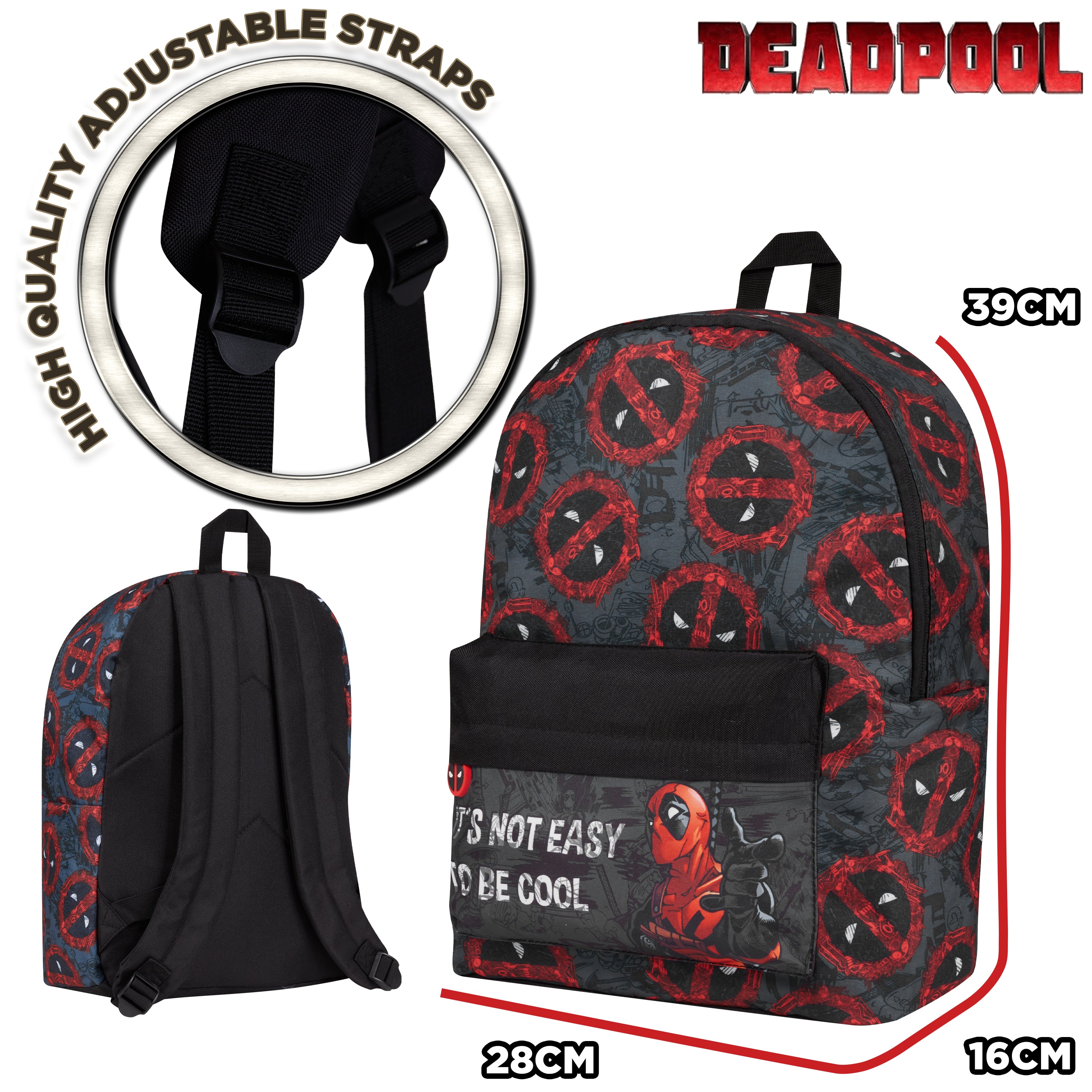 marvel-sac-dos-enfant-deadpool-cole-primaire image 6