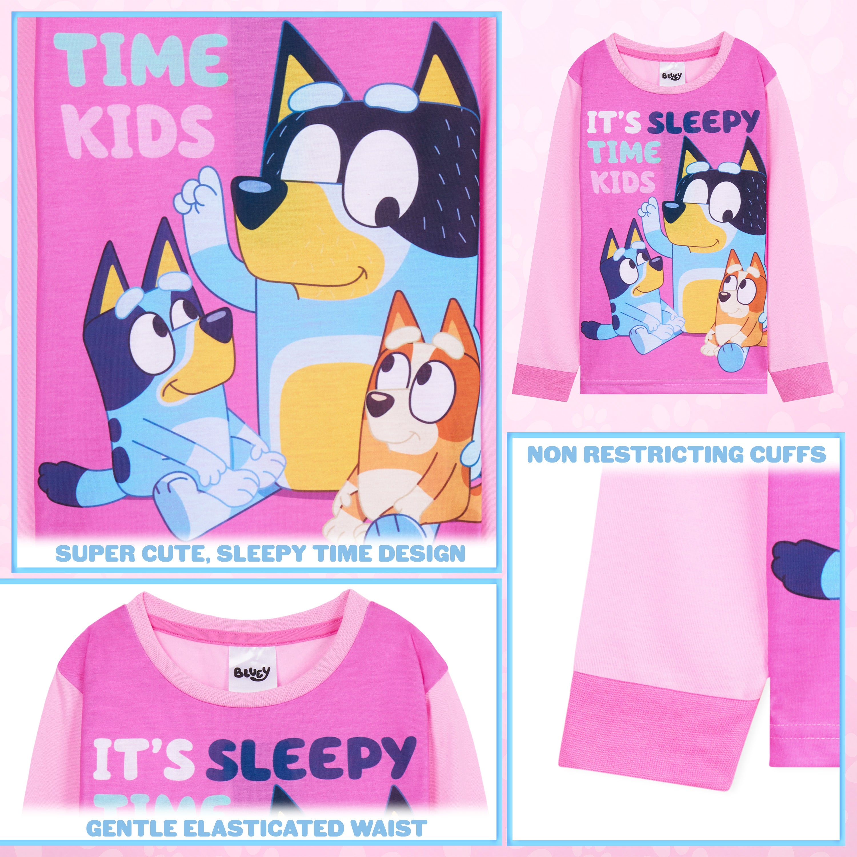bluey-pyjama-fille-long-manches-longues-2-8-ans image 5