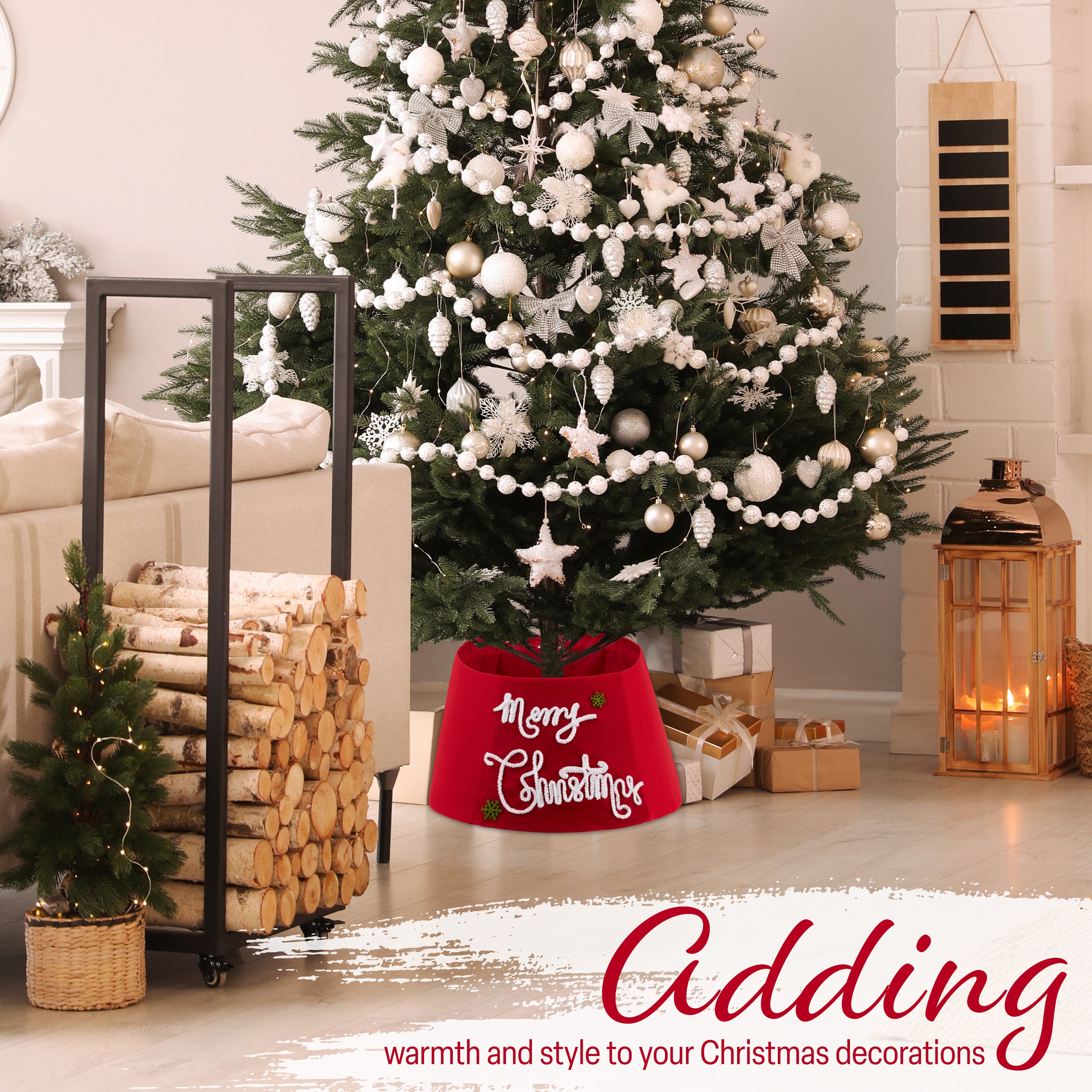get-trend-deco-express-red-merry-jupe-de-sapin-42-56cm-rouge image 6