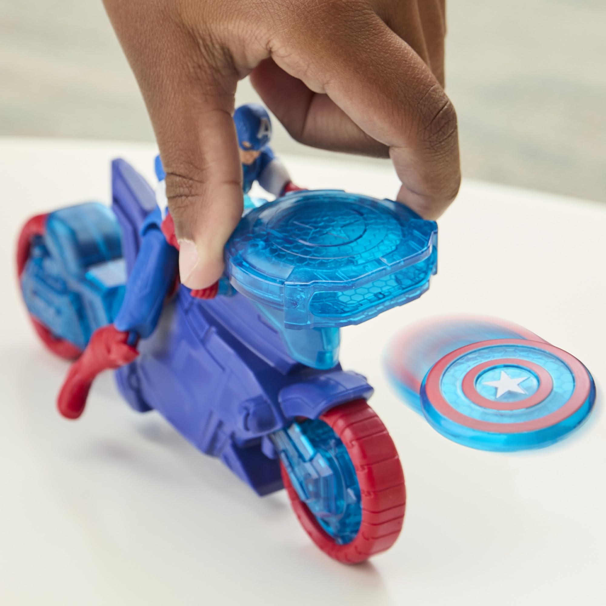 marvel-epic-world-of-action-moto-lance-bouclier-captain-america-figurine-10-cm image 5