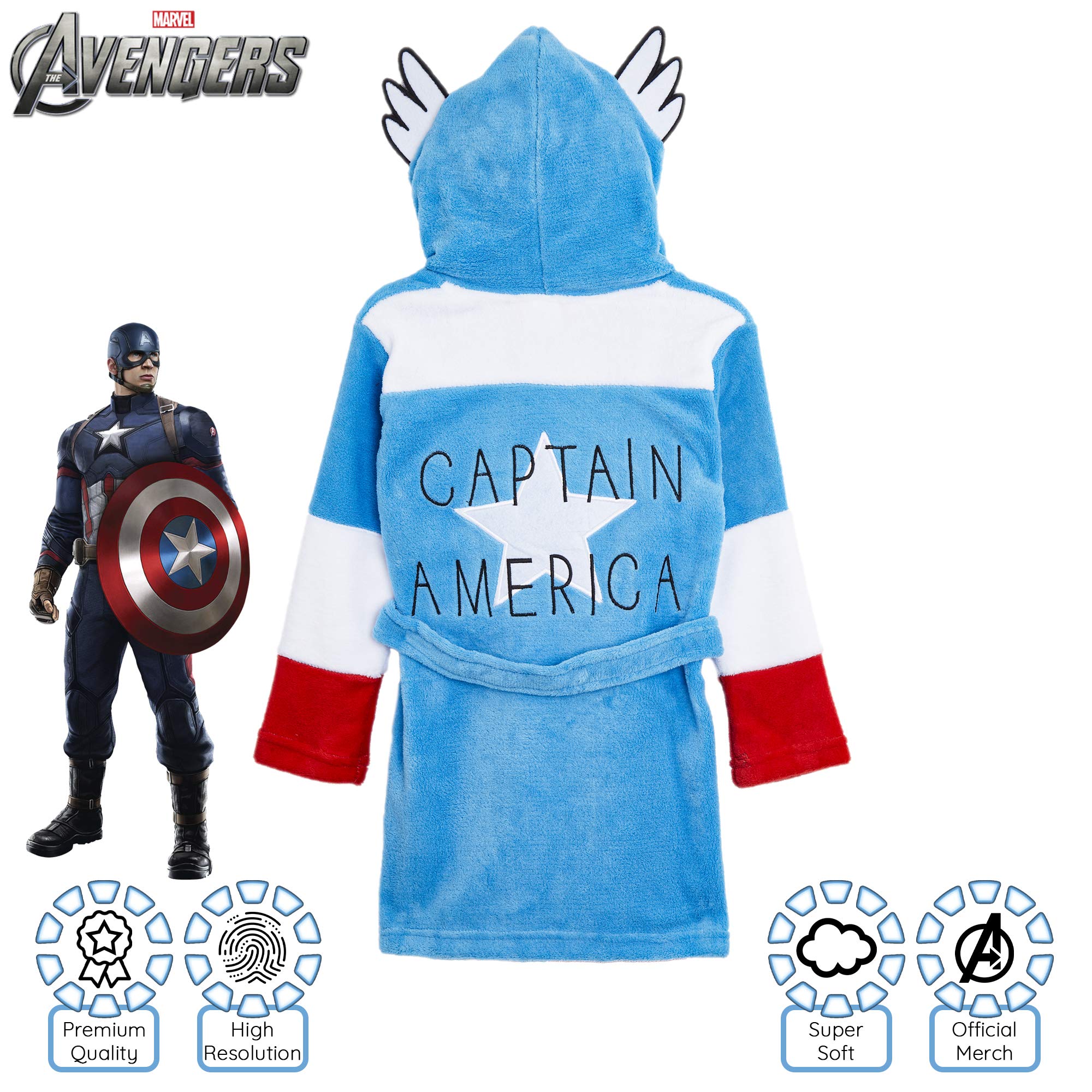 marvel-peignoir-polaire-enfant-avengers-hulk-captain-america image 3