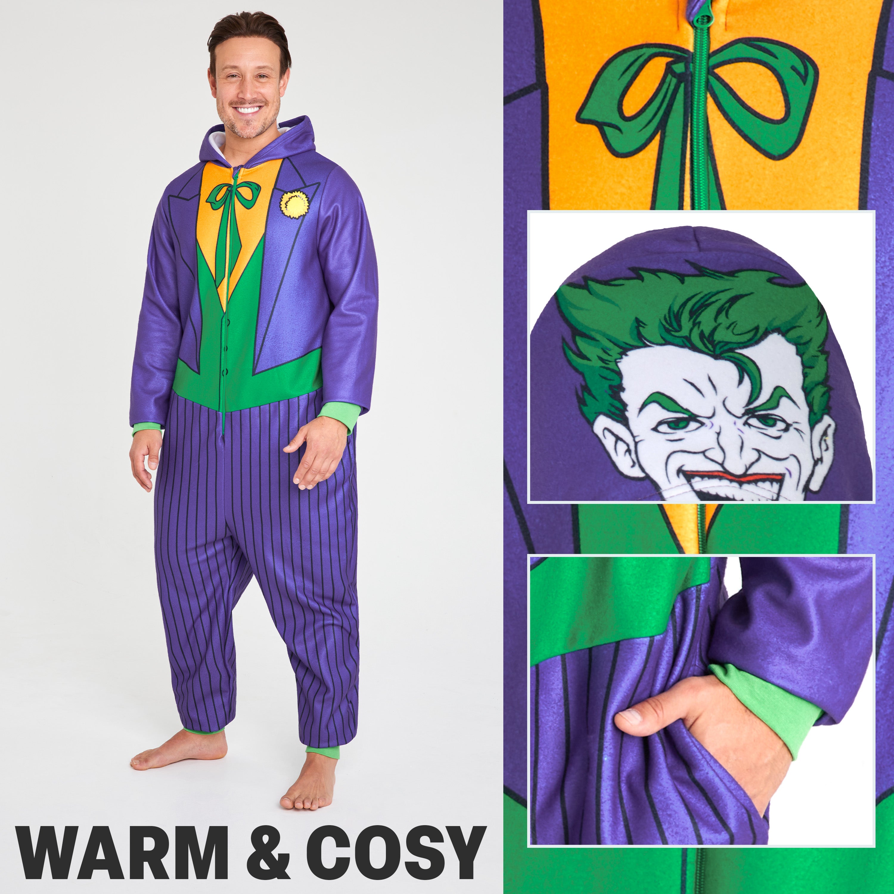 dc-comics-joker-grenouill-re-homme-polaire-capuche-taille-m image 4