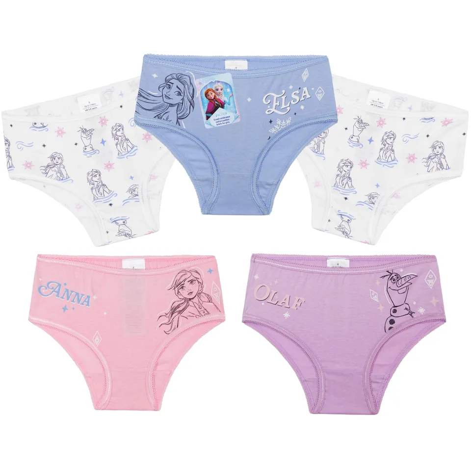 frozen-culotte-fille-lot-respirant-2-10-ans-reine-des-neiges image 1