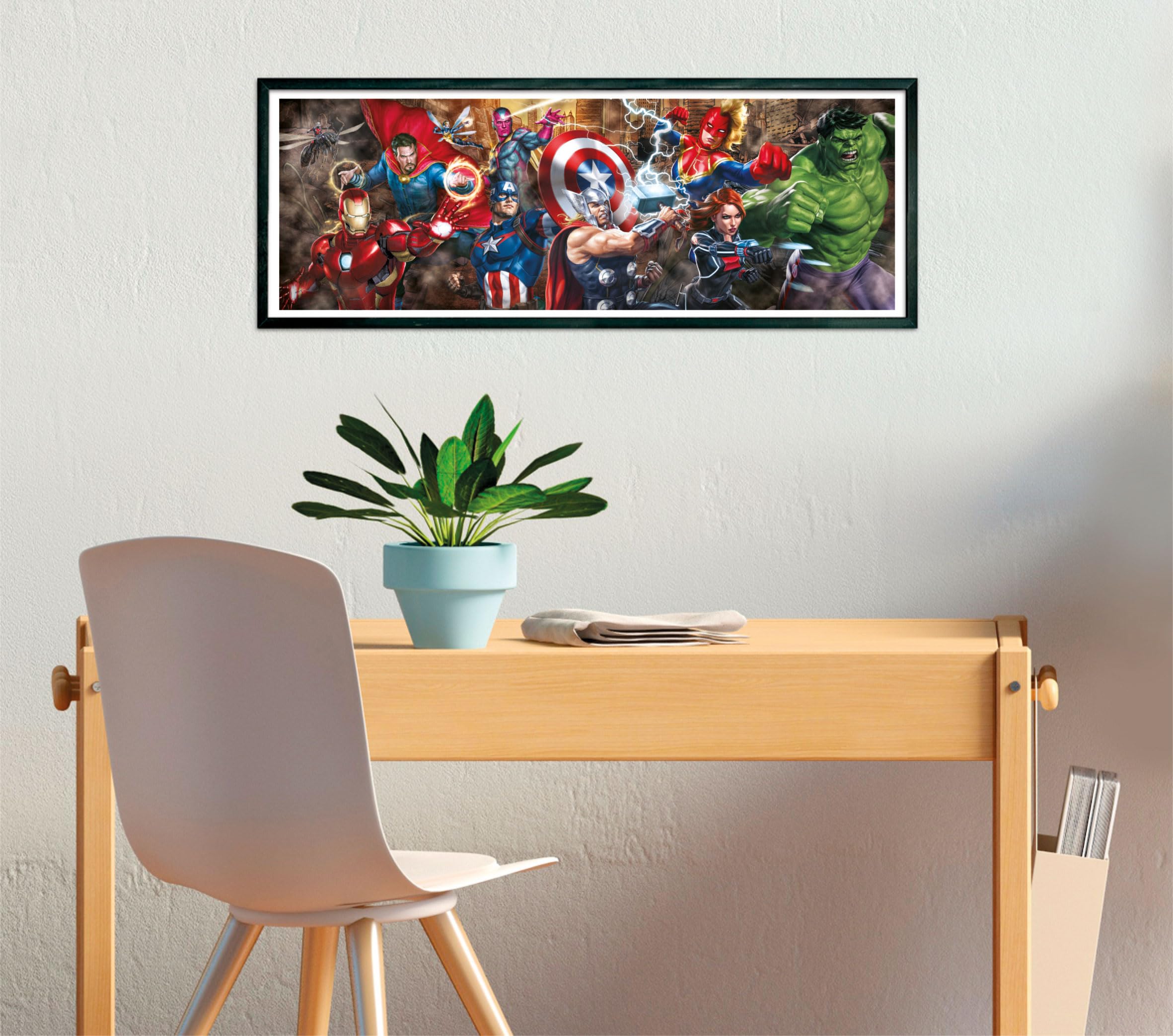 marvel-avengers-puzzle-panorama-1000-pi-ces-98x33-cm image 6