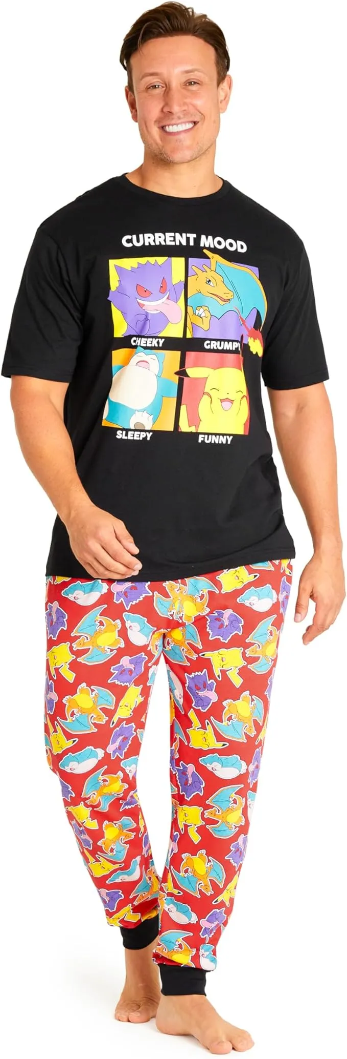 pok-mon-pyjama-homme-coton-taille-l-t-shirt-pantalon image 1