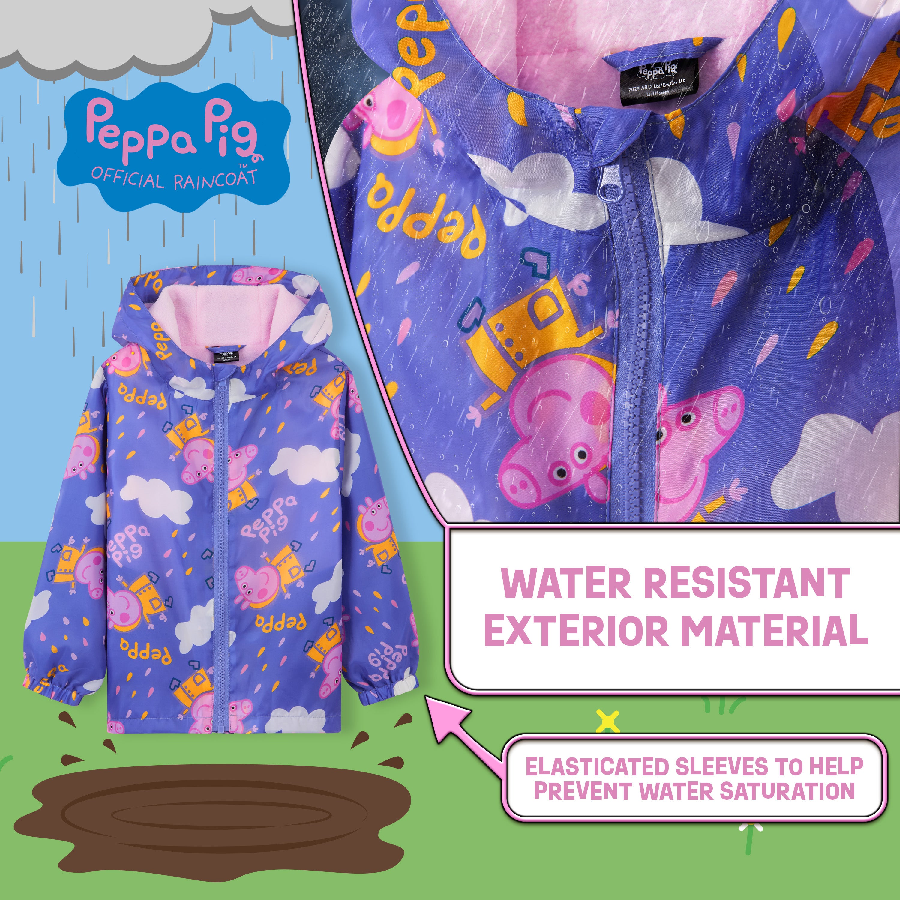 peppa-pig-veste-pluie-fille-polaire-2-6-ans-imperm-able image 3