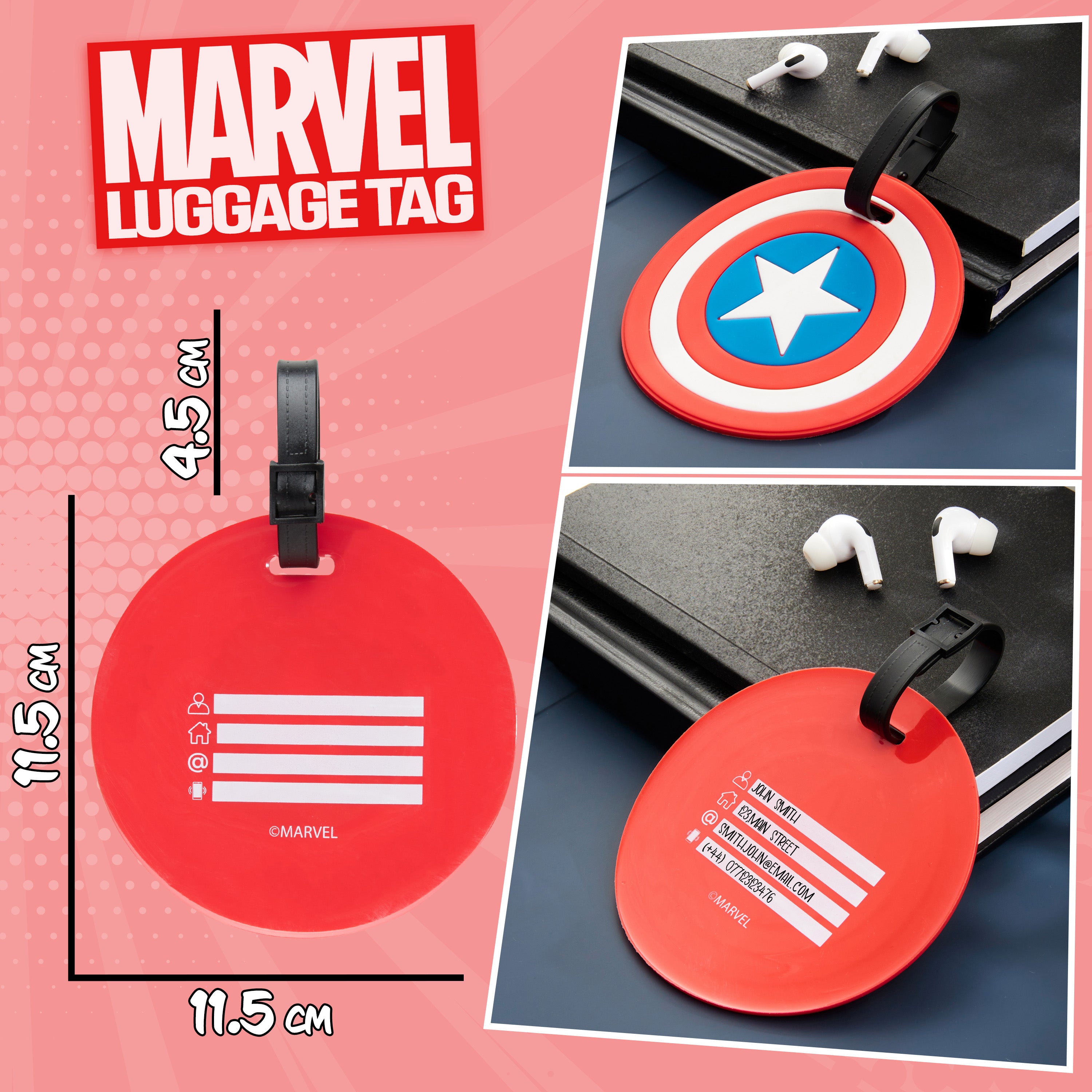 marvel-captain-america-tiquette-valise-pvc-rouge-adresse-voyage image 6